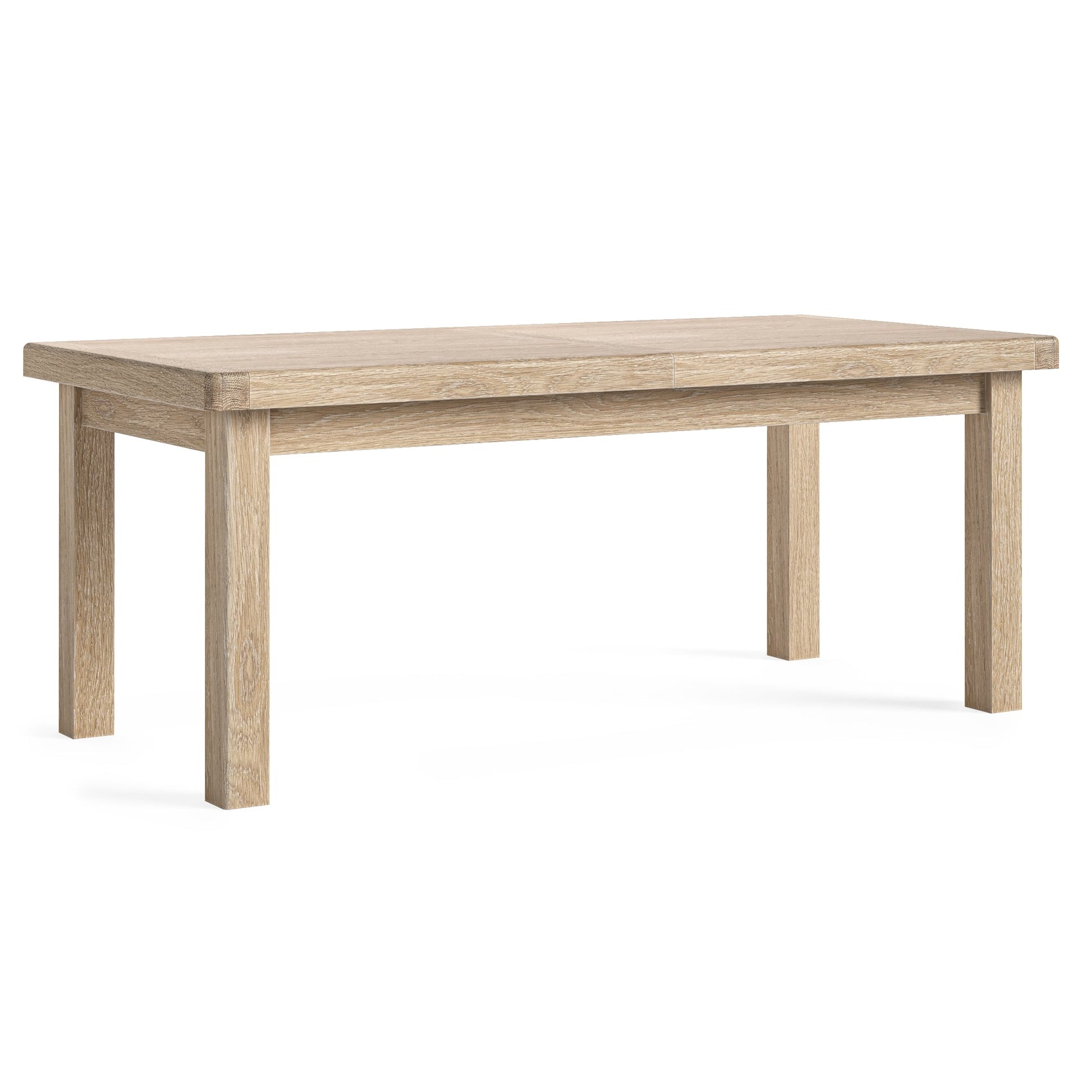 Jackson Whitewash Oak Wood Extending Dining Table 200/245cm