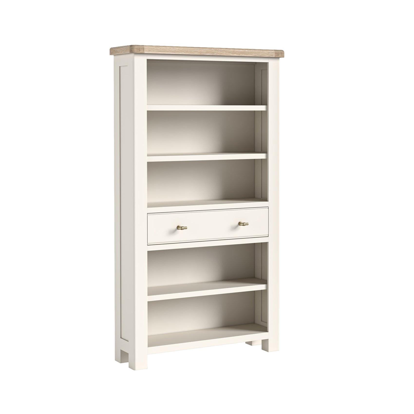 Westbourne Coconut Milk White Oak Wood Display Unit - Large