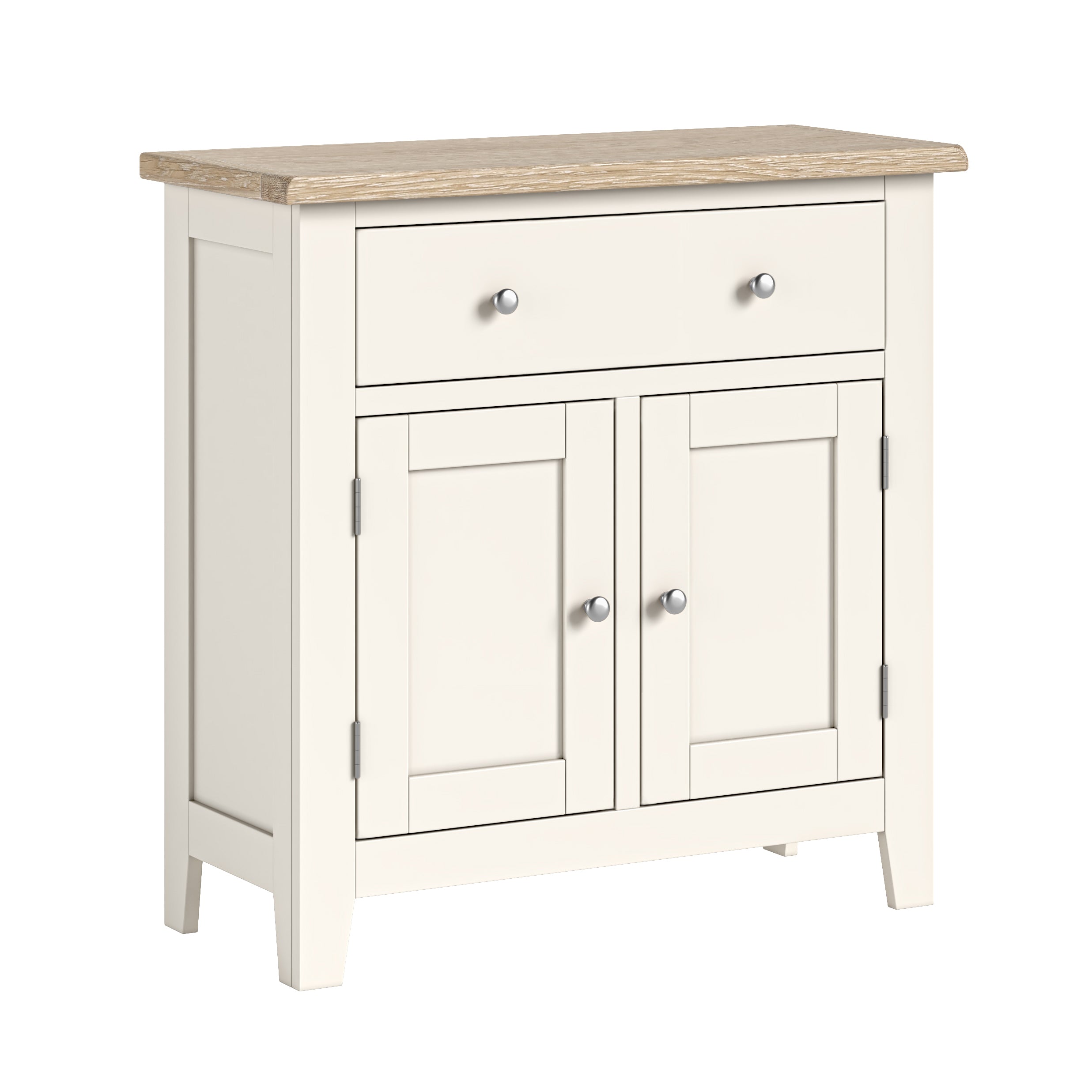 Alderley Coconut White Wood Sideboard - Mini