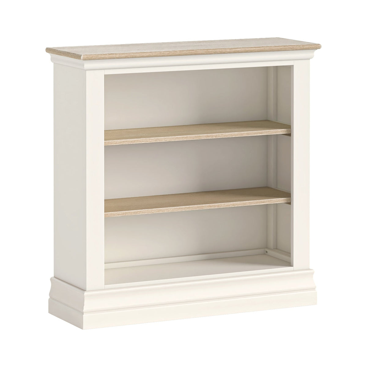 Burford Coconut Milk White Wood Low Display Unit
