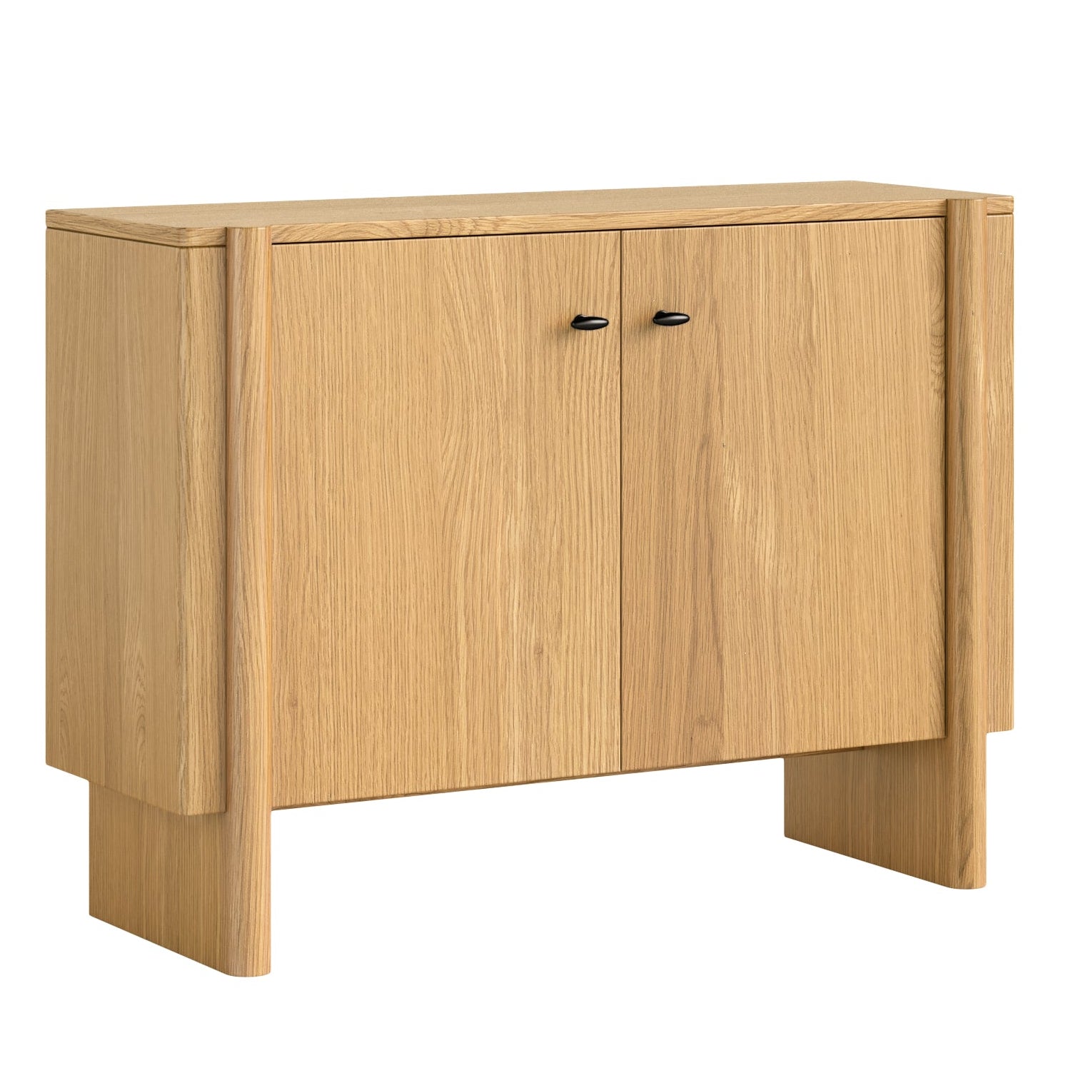 Solara Natural Oak Wood Sideboard - Small