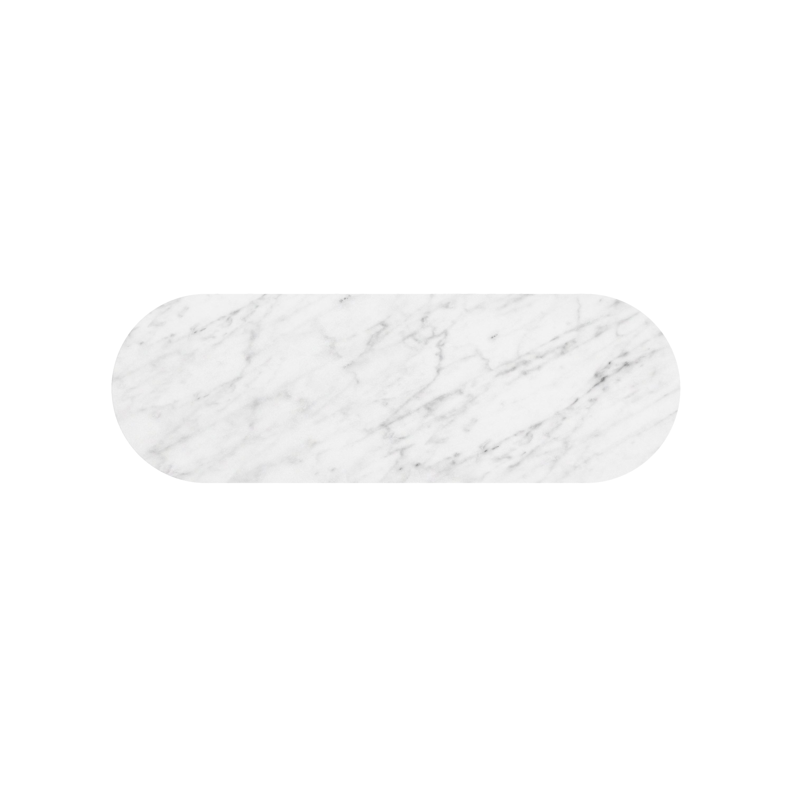 Monroe Grey Ribbed Mango Wood & White Marble Small TV Unit