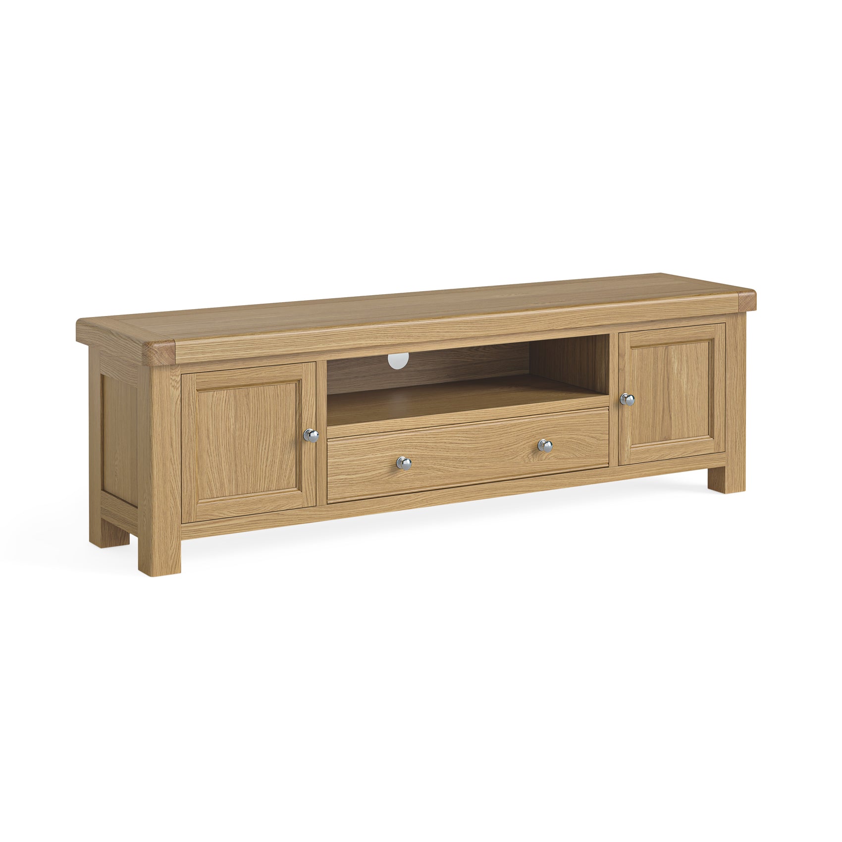 Jackson Oak Wood TV Unit 190cm
