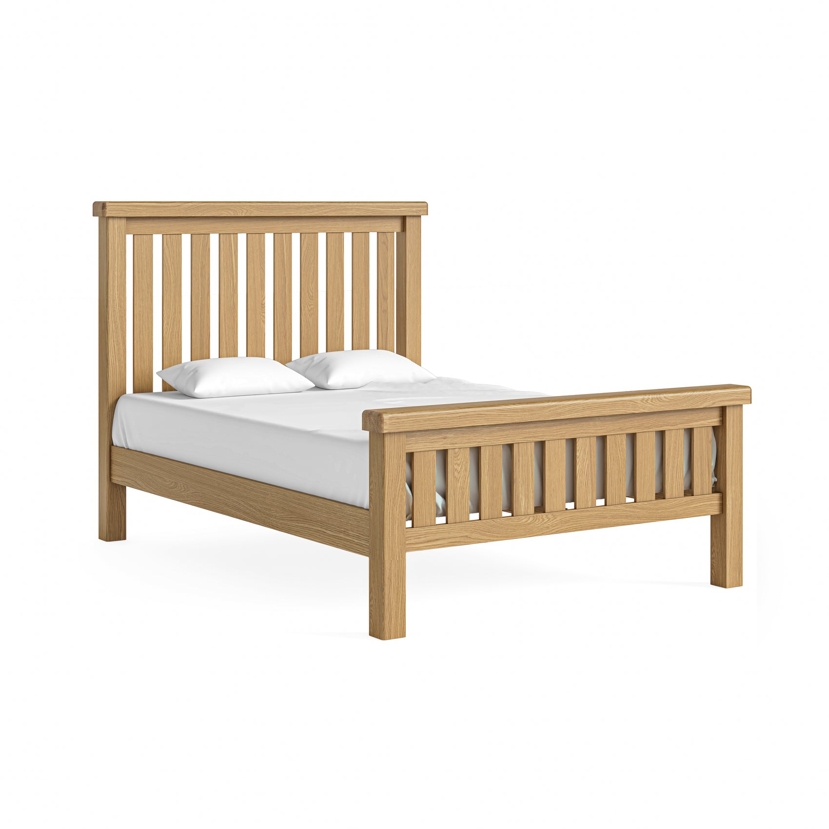 Jackson Oak Wood Double Bed