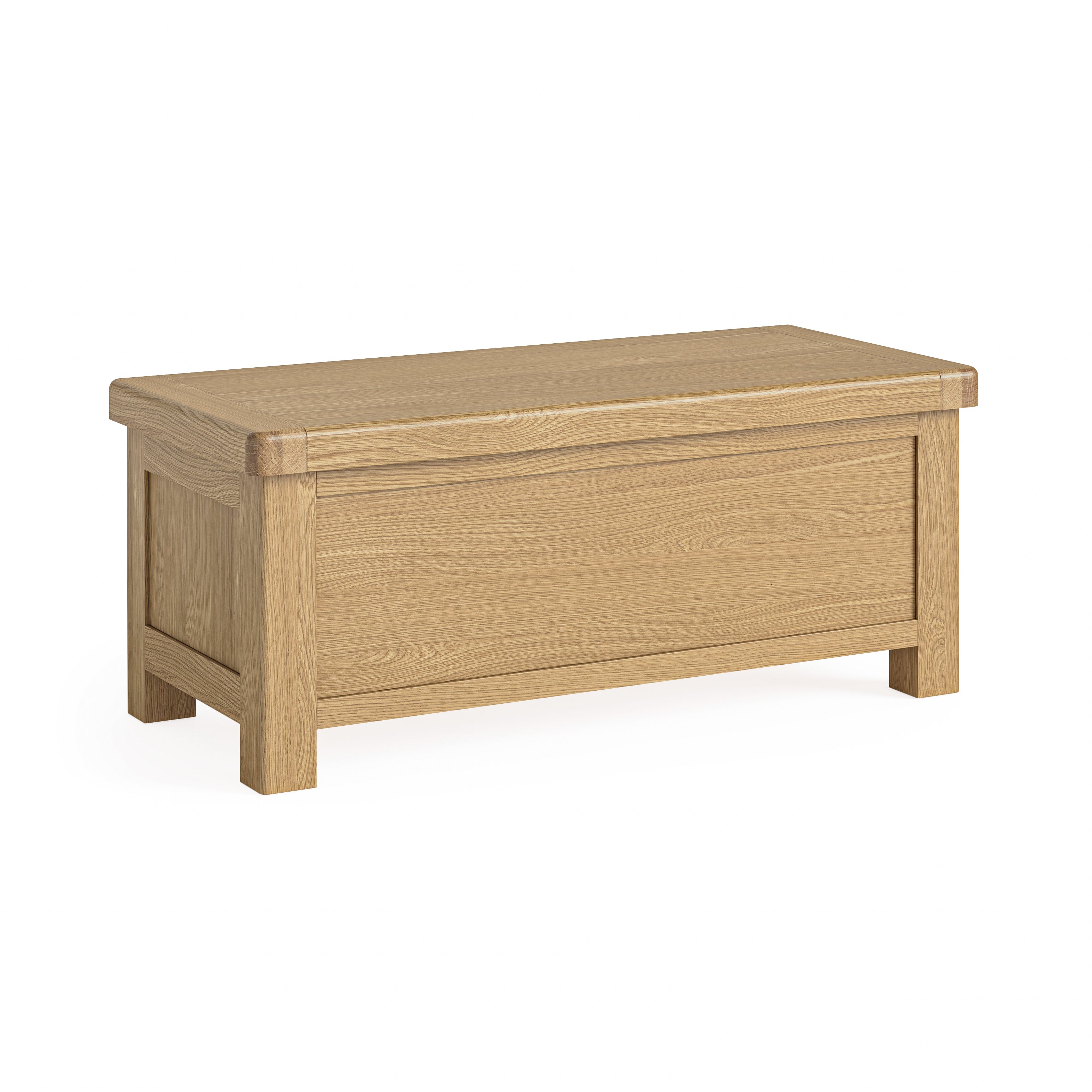 Jackson Oak Wood Blanket Box