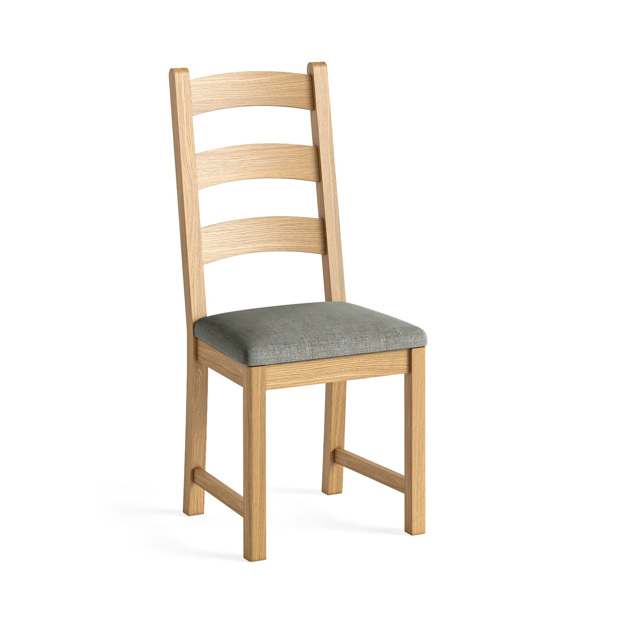 Set of 2 Jackson Natural Oak Wood Dining Chairs