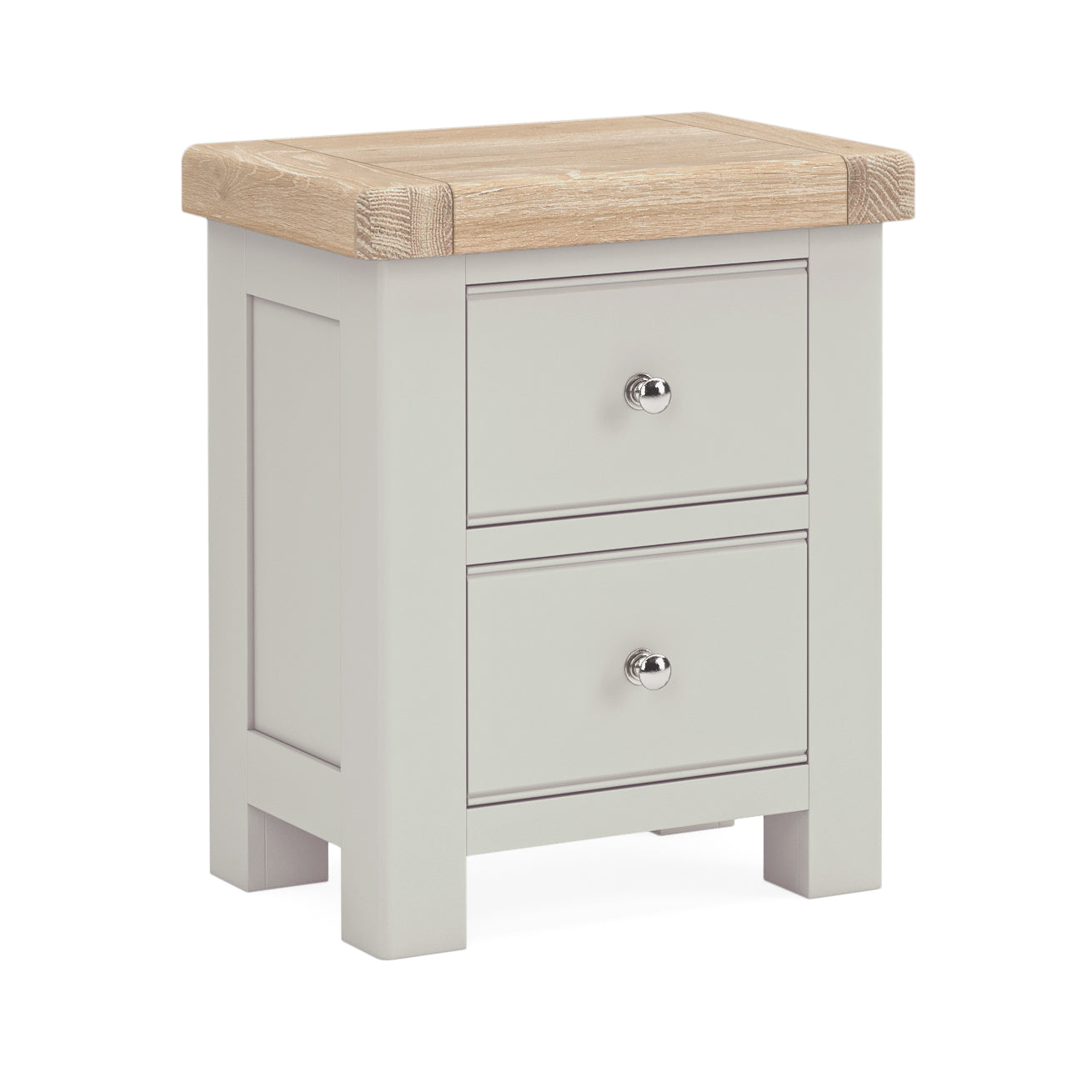 Hartwell Grey Wood Bedside Table