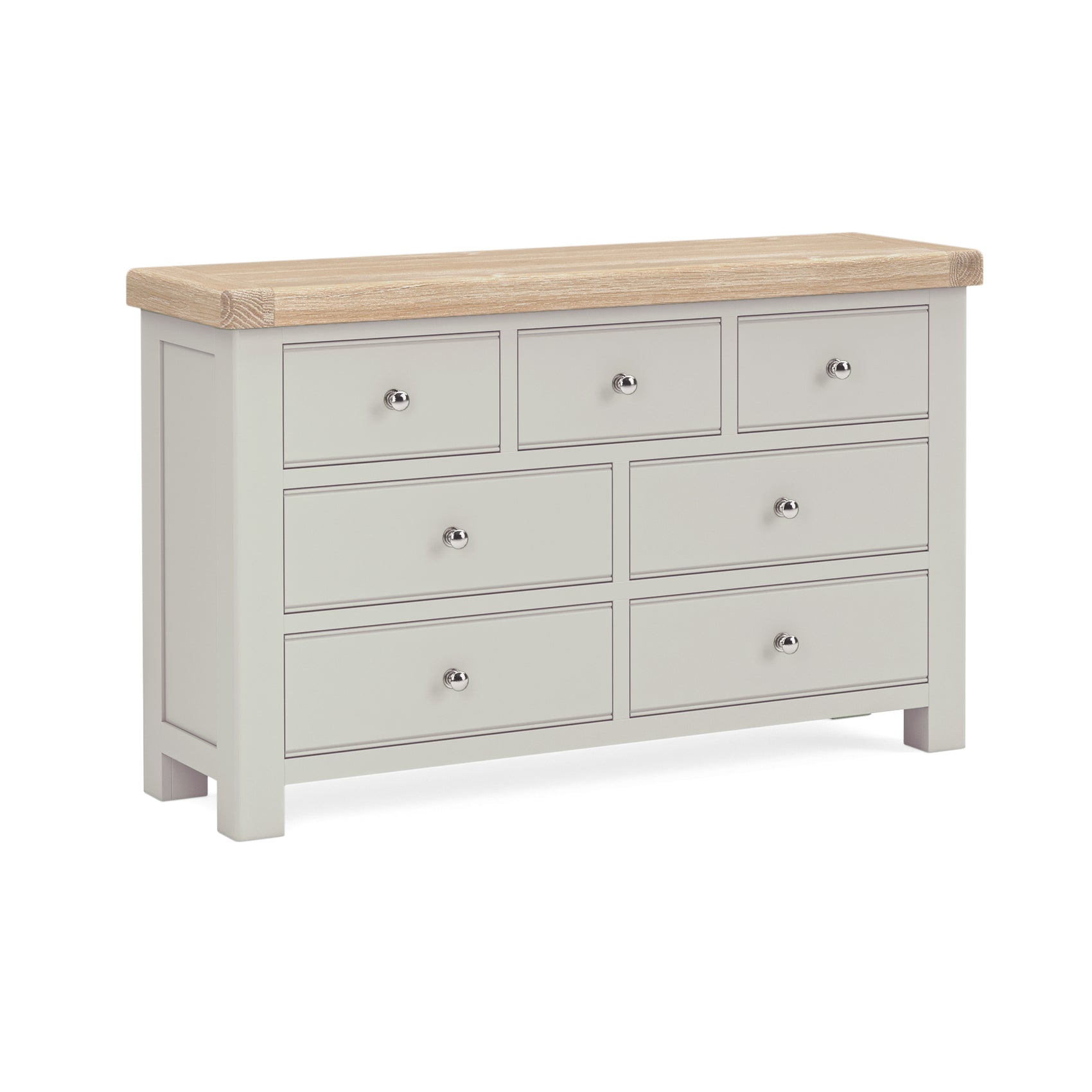 Hartwell Grey Wood 3 Over 4 Chest