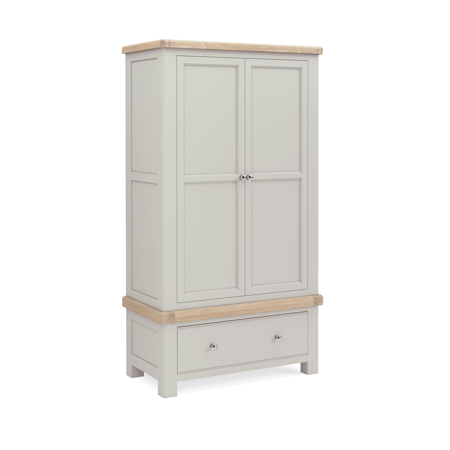 Hartwell Grey Wood Gents Wardrobe Top