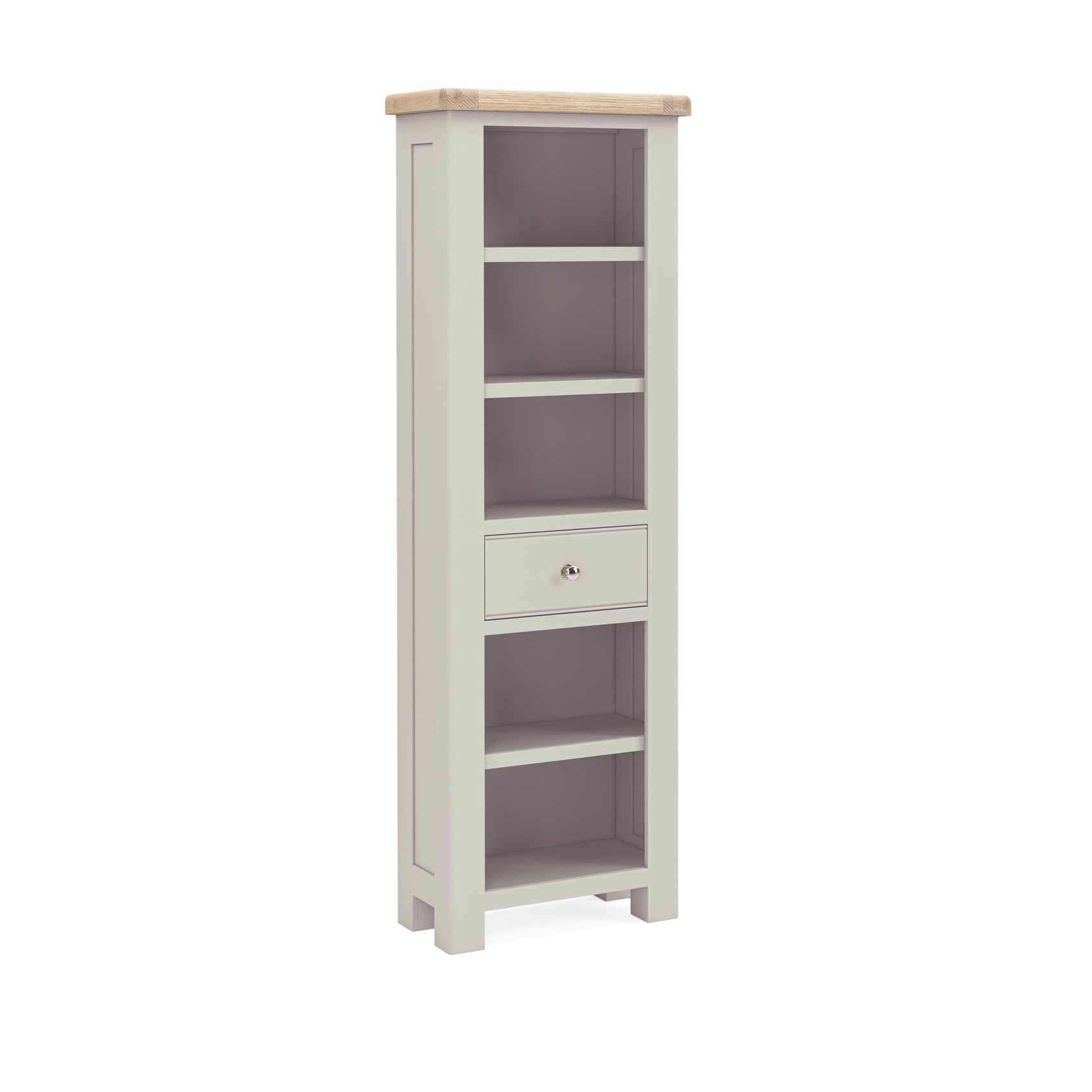 Hartwell Grey Wood Slim Display Unit