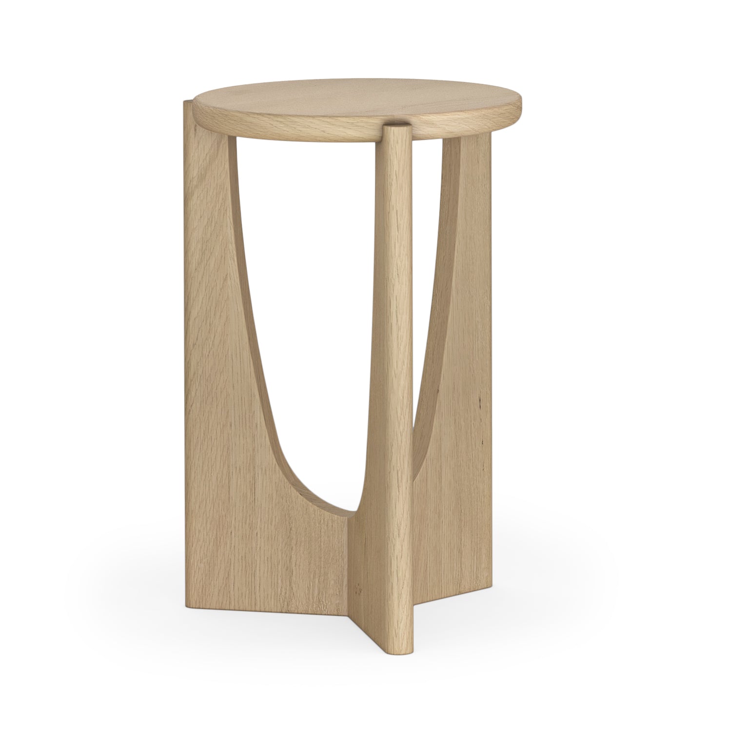 Hadley Natural Oak Wood Side Table