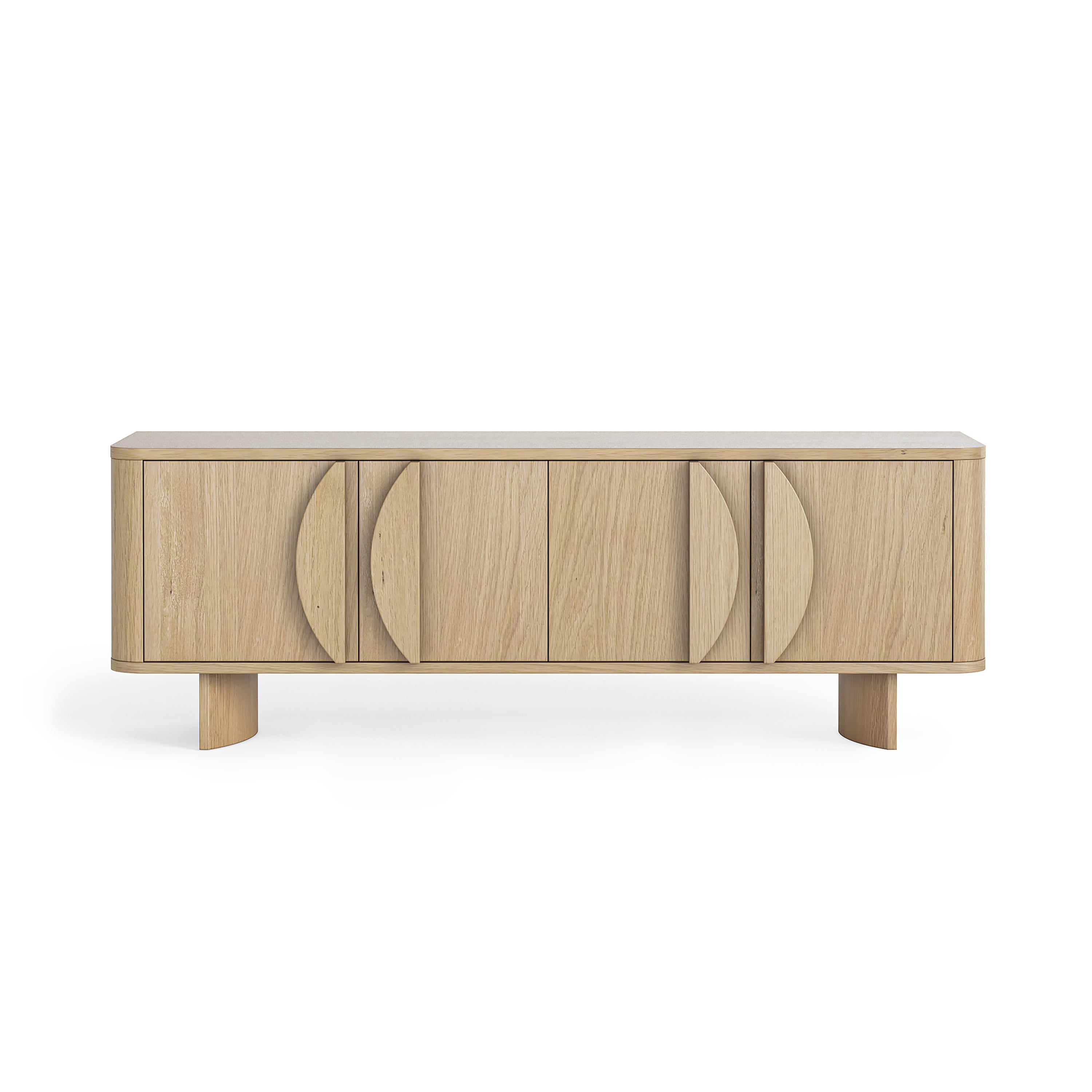 Hadley Natural Oak Wood TV Unit