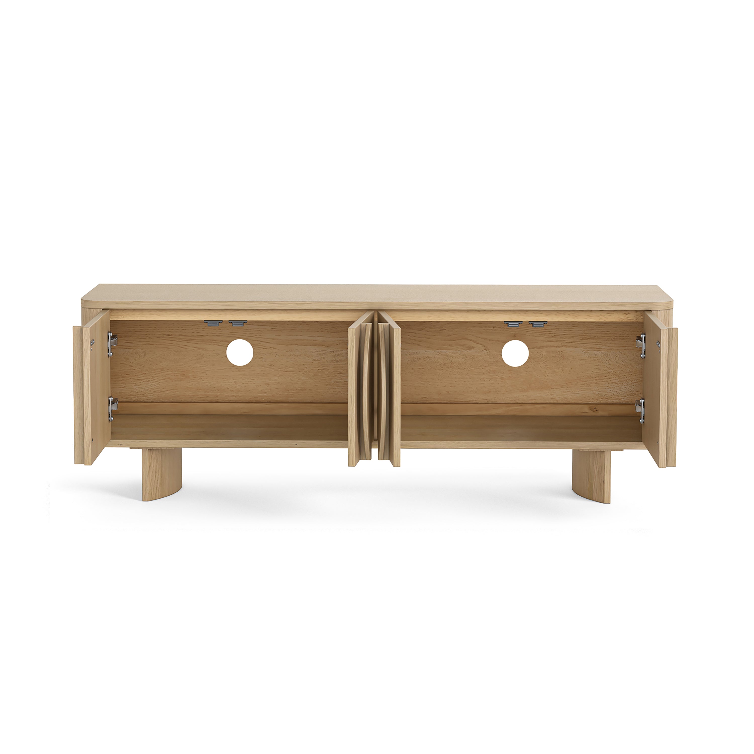 Hadley Natural Oak Wood TV Unit