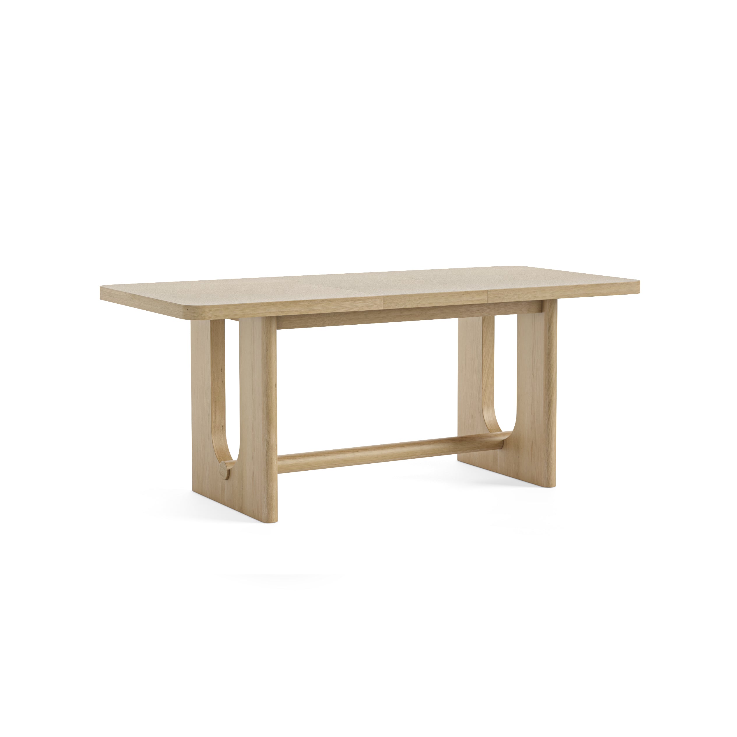 Hadley Natural Oak Wood Small Extending Dining Table 150/195cm