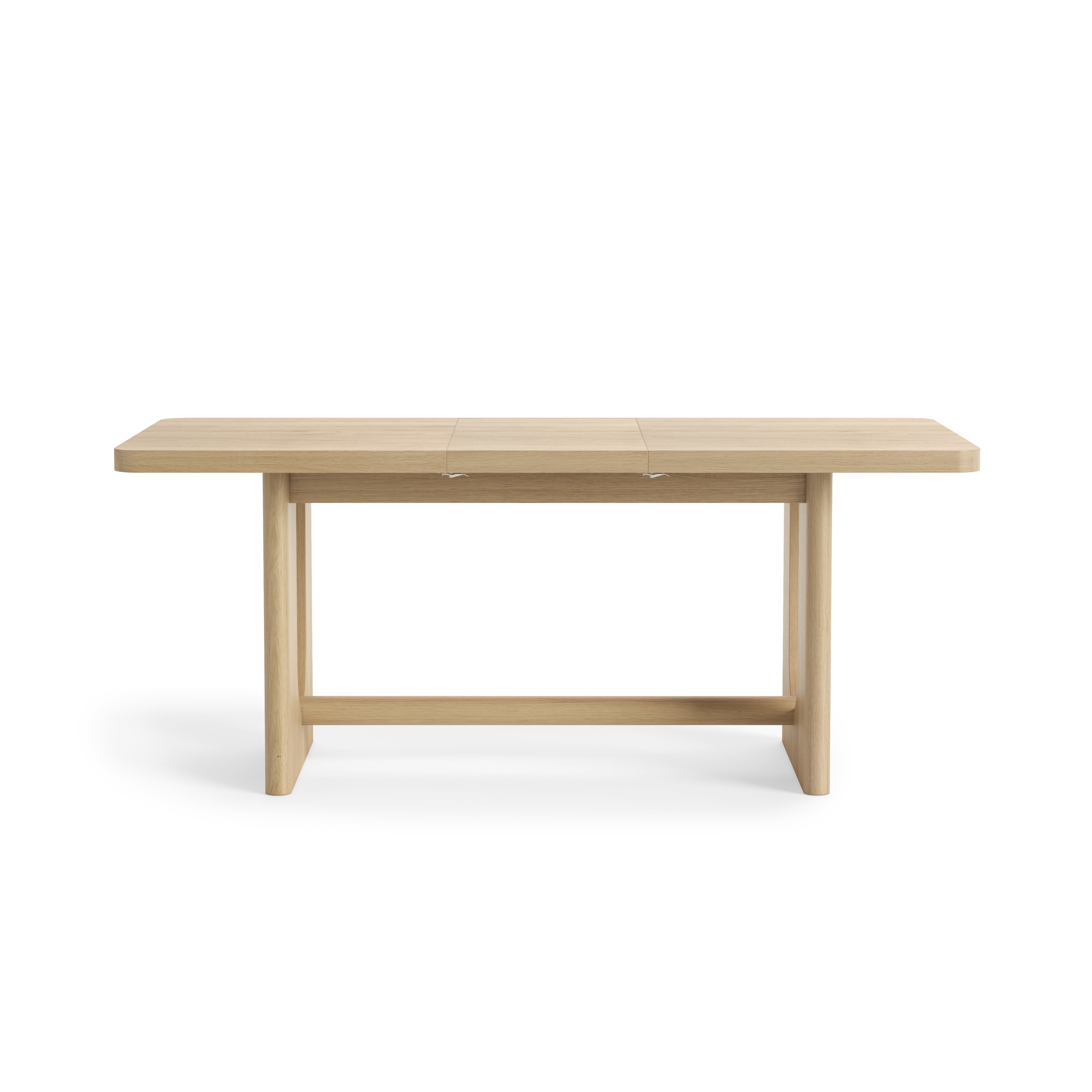 Hadley Natural Oak Wood Small Extending Dining Table 150/195cm