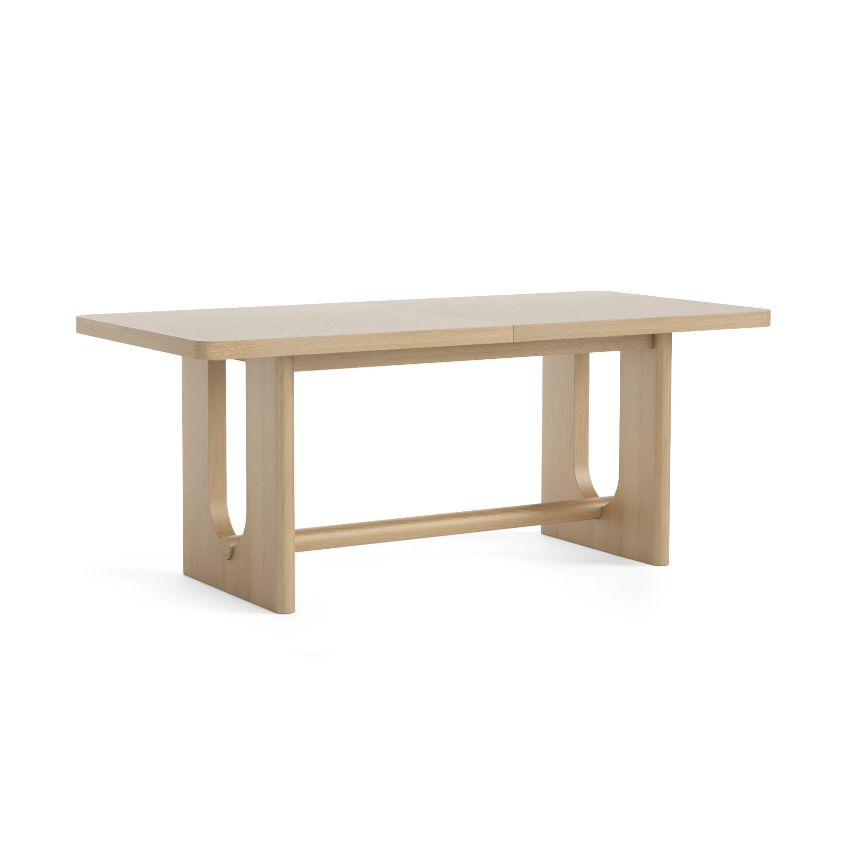 Hadley Natural Oak Wood Large Extending Dining Table 191/236cm