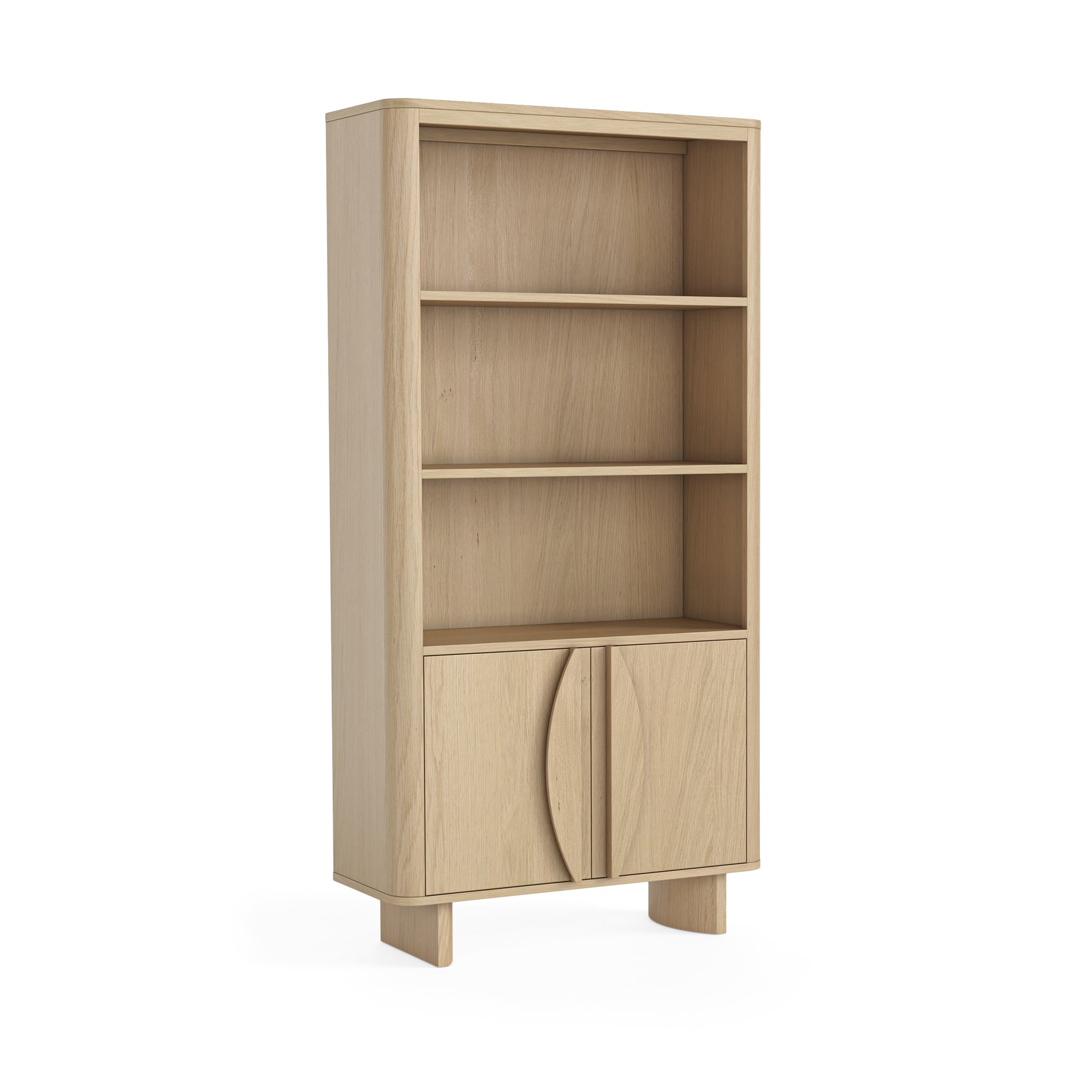 Hadley Natural Oak Wood Display Unit