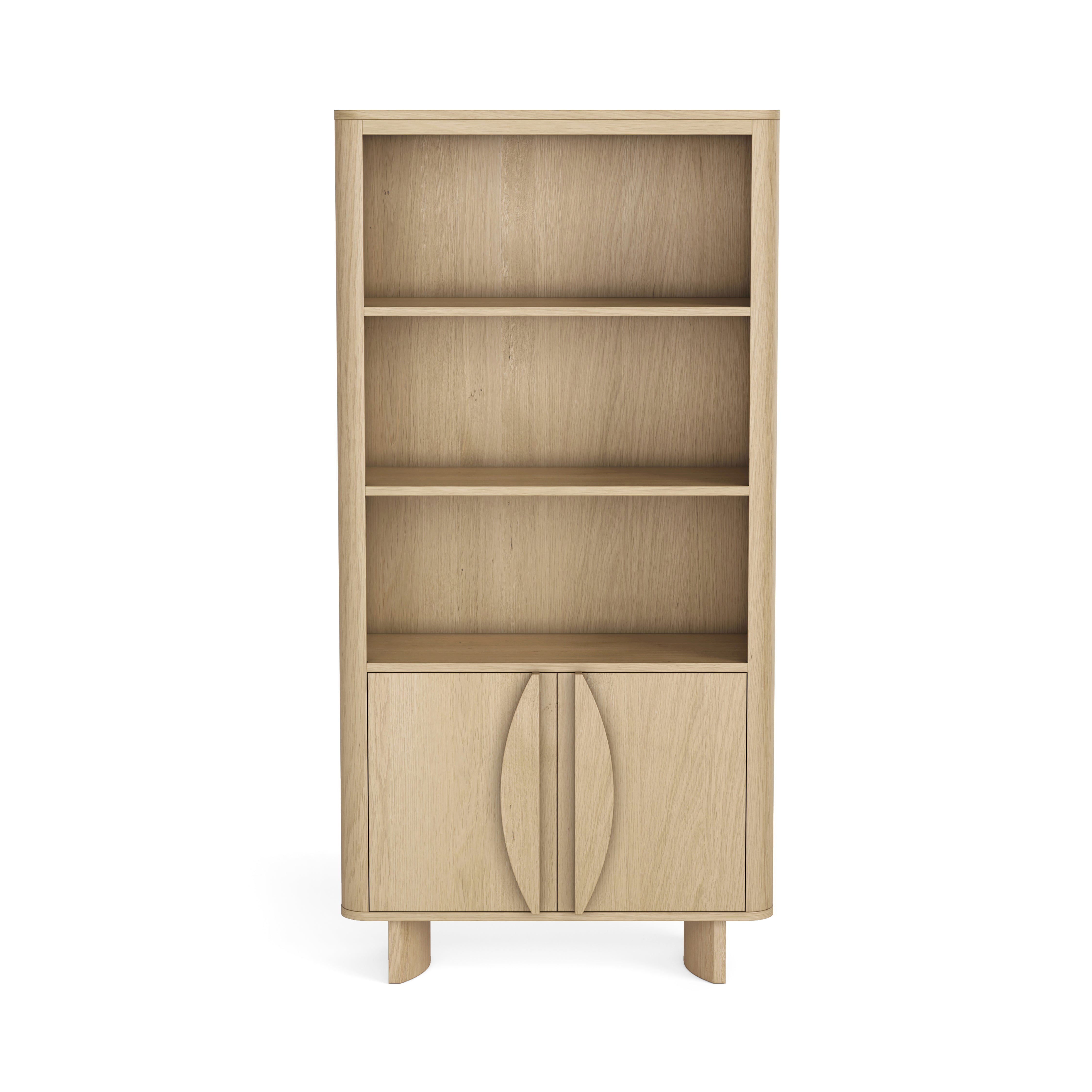 Hadley Natural Oak Wood Display Unit