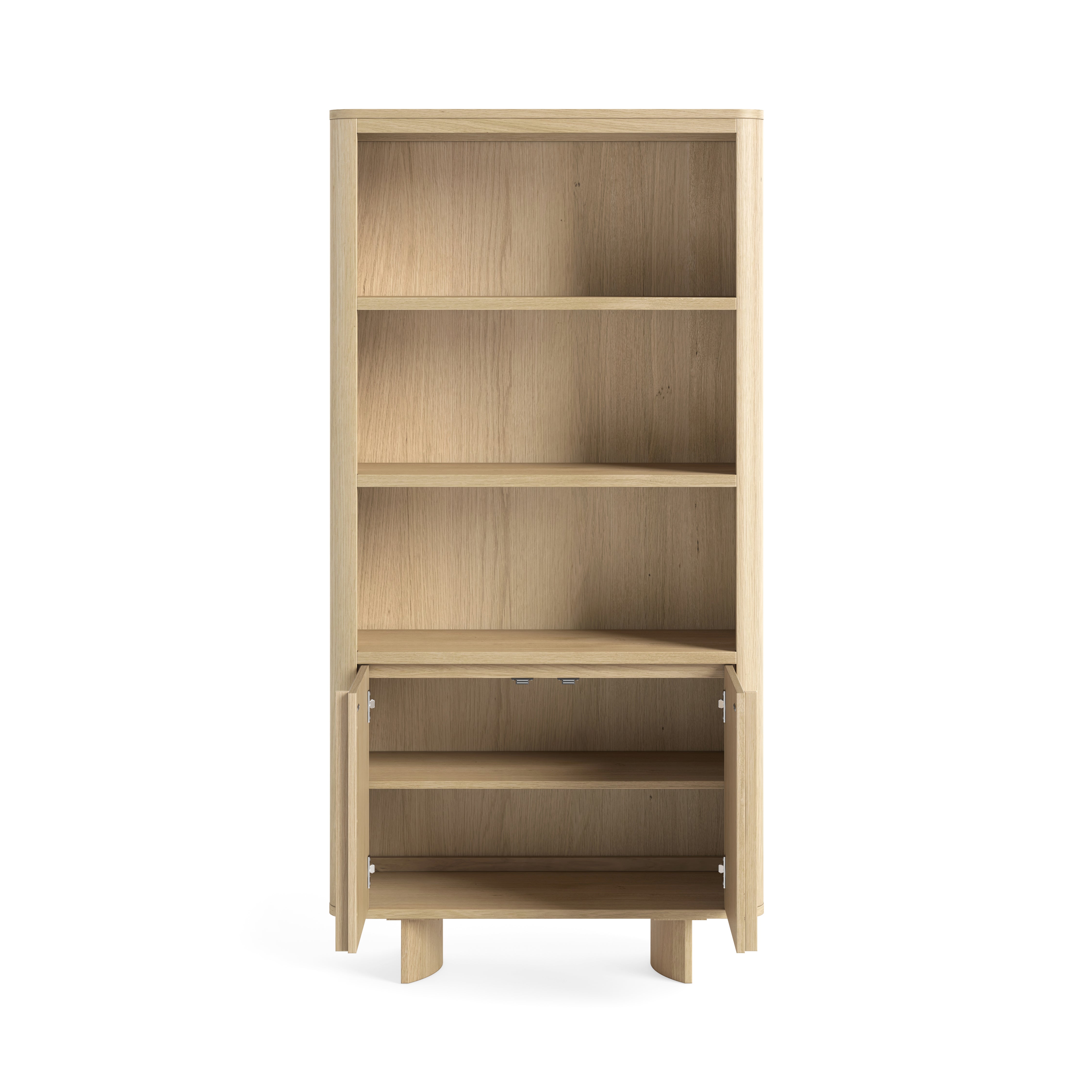 Hadley Natural Oak Wood Display Unit