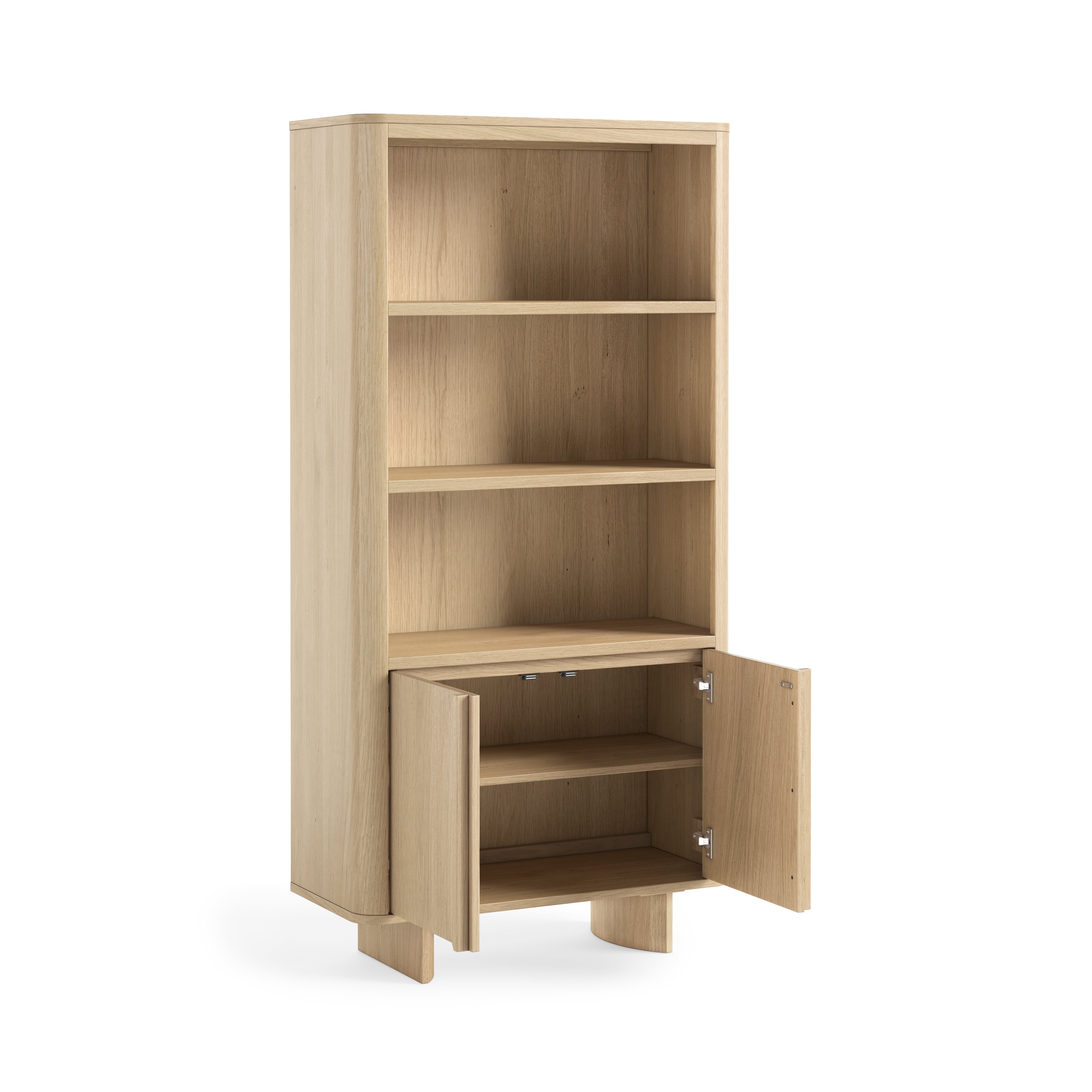 Hadley Natural Oak Wood Display Unit