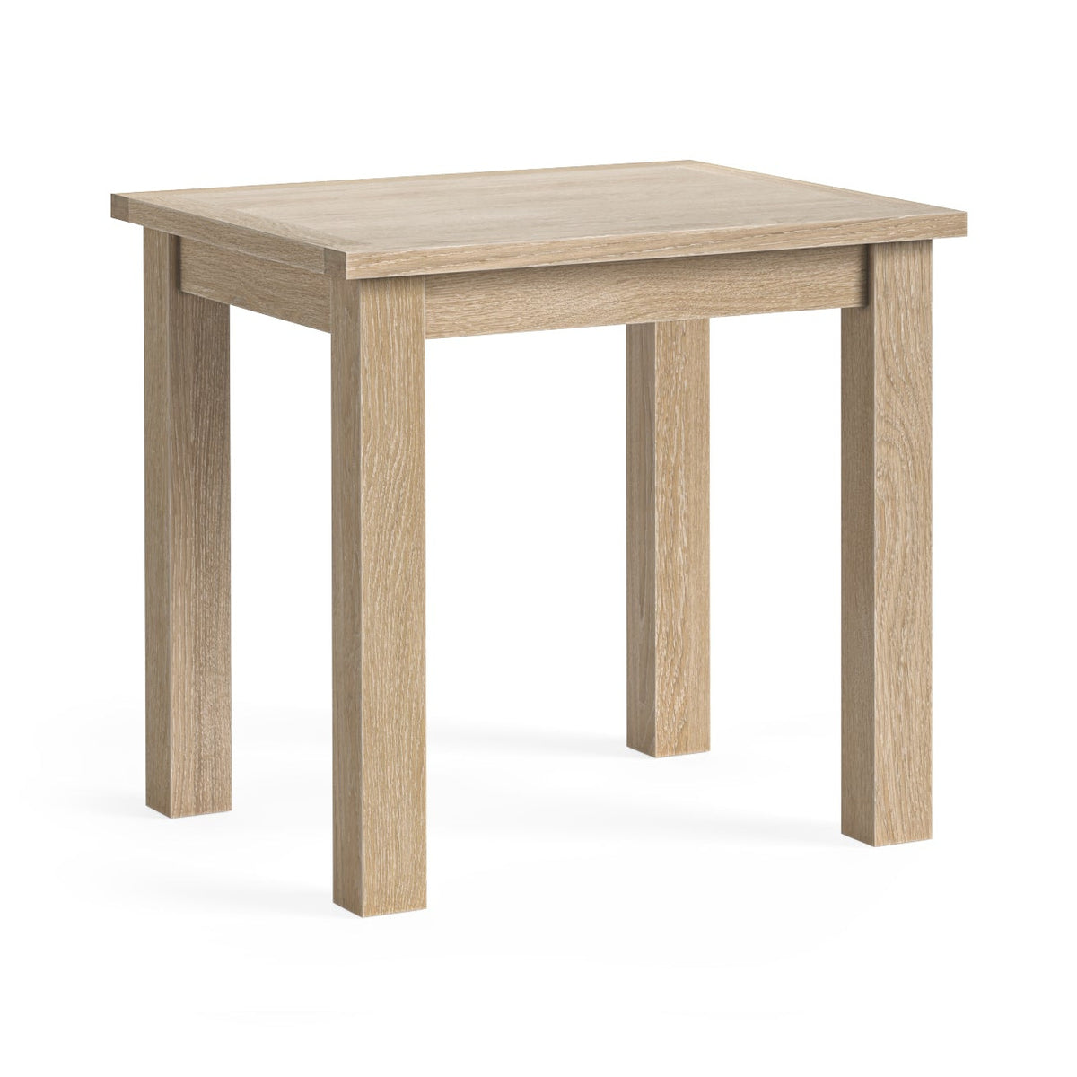 Somerton Whitewash Oak Wood Bistro Table