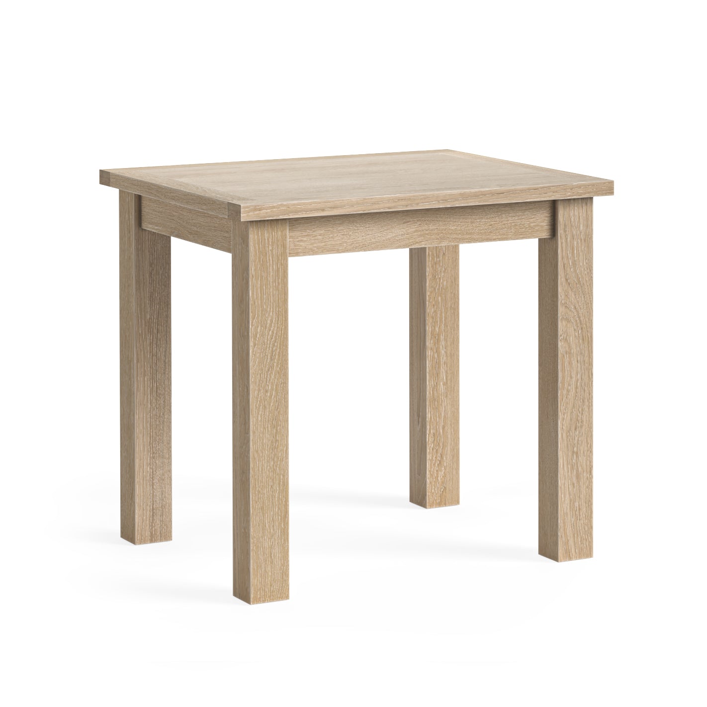Somerton Whitewash Oak Wood Bistro Table