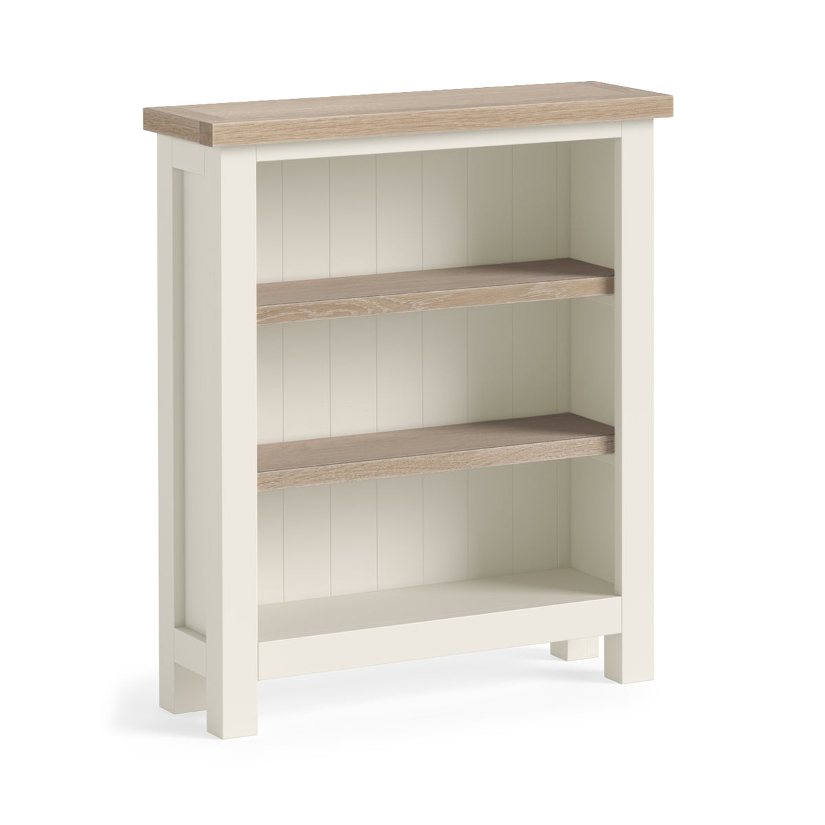 Somerton Coconut White Oak Wood Low Display Unit