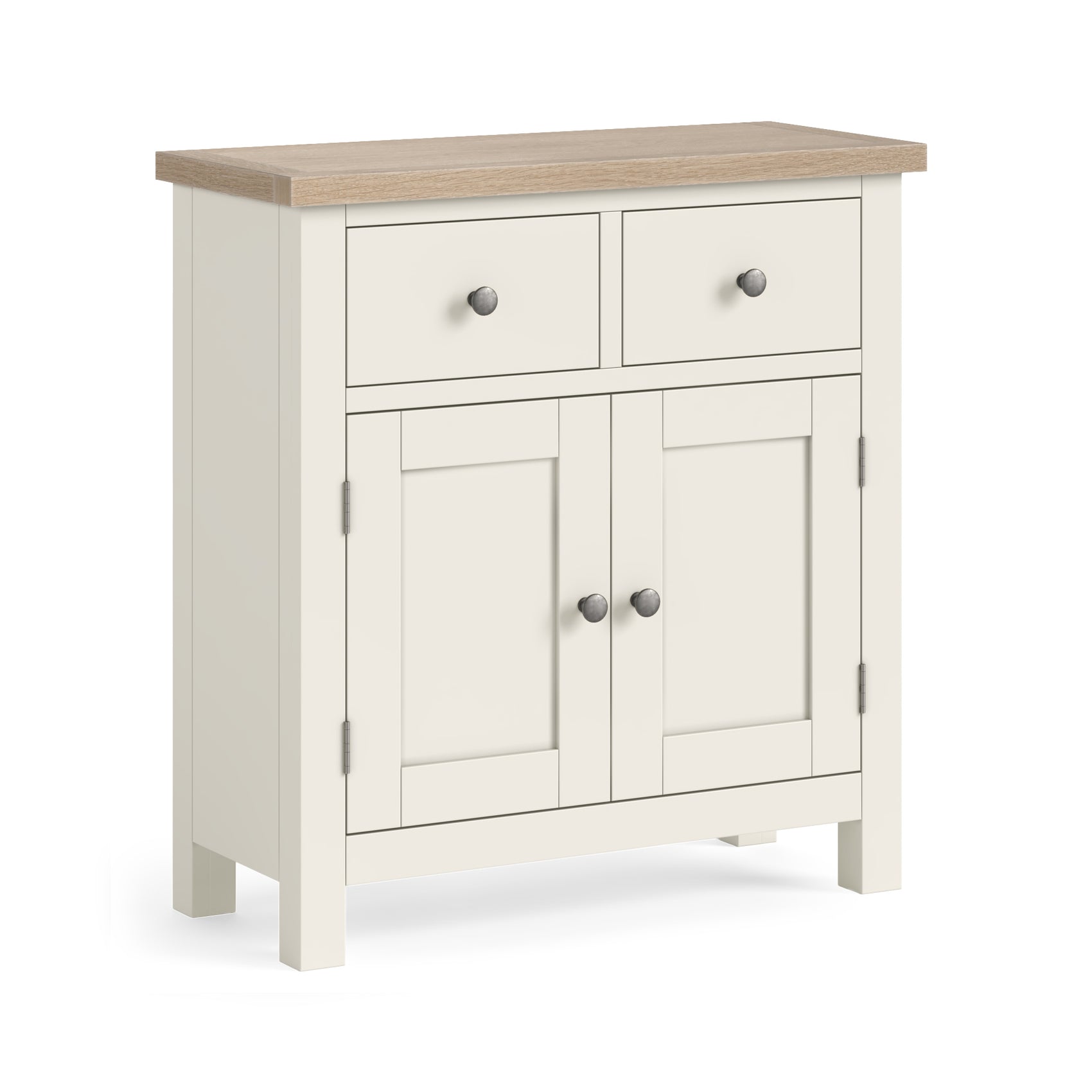 Somerton Coconut White Oak Wood Sideboard - Small