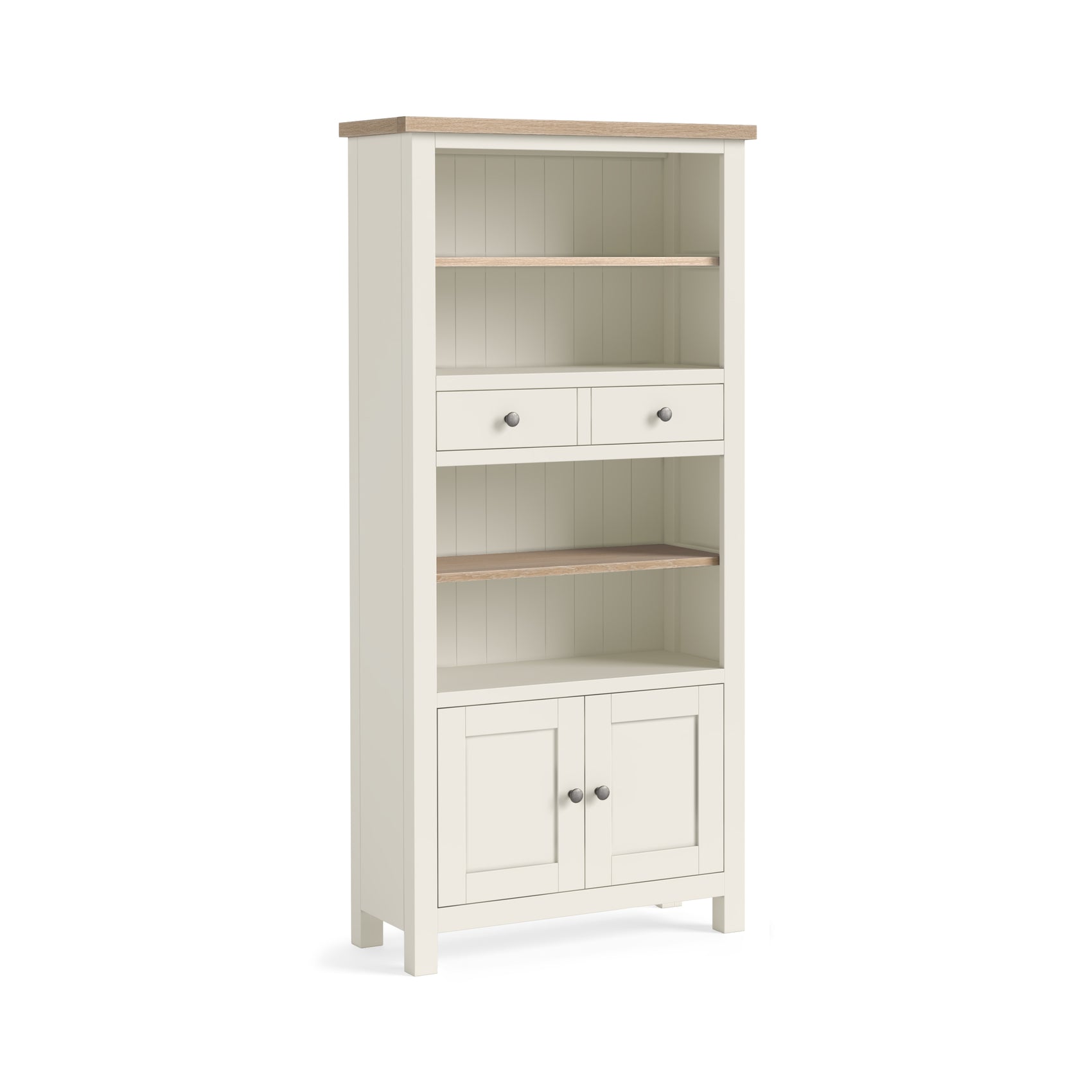 Somerton Coconut White Oak Wood Display Unit
