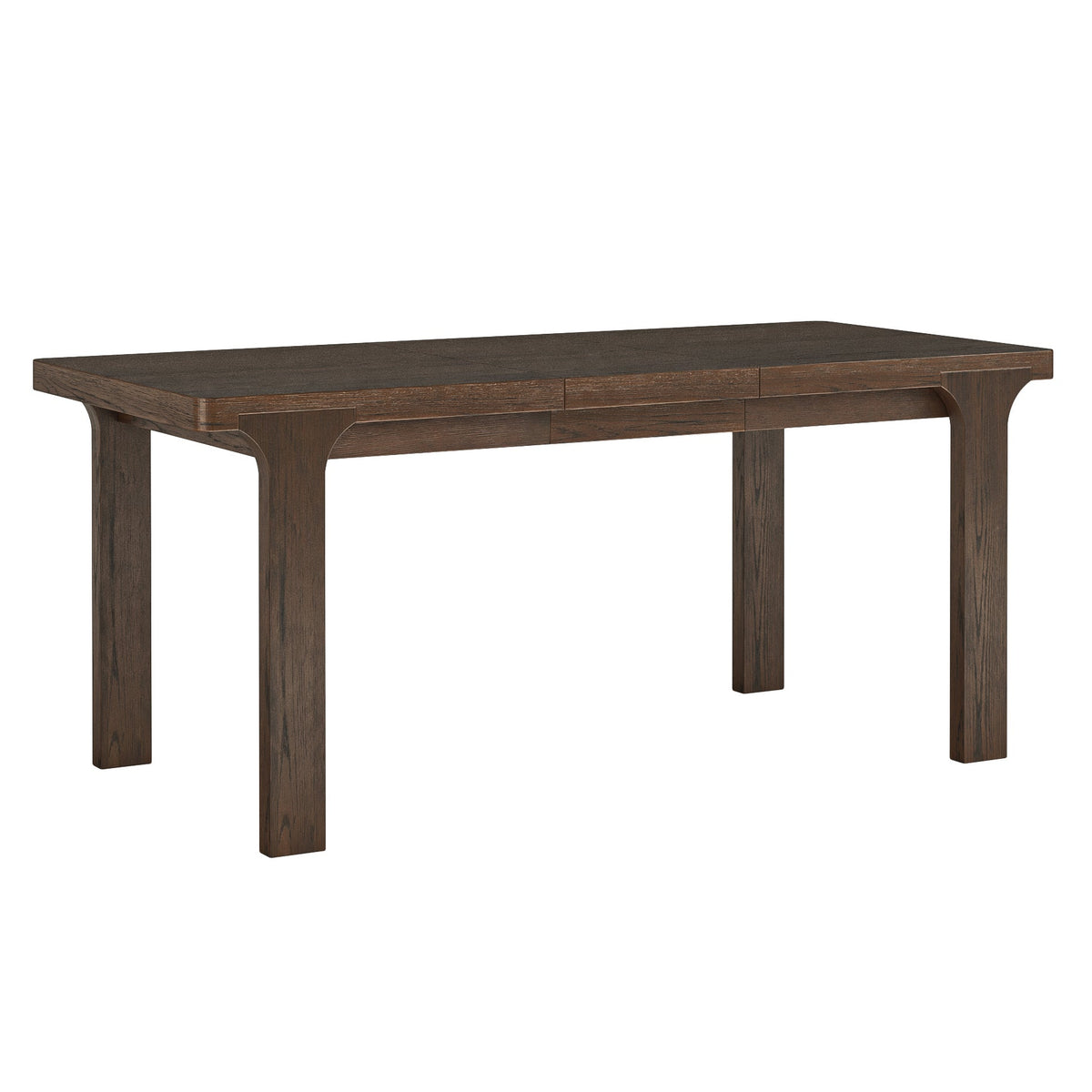 Dakota Brown Oak Wood Compact Extending Dining Table 135/175cm
