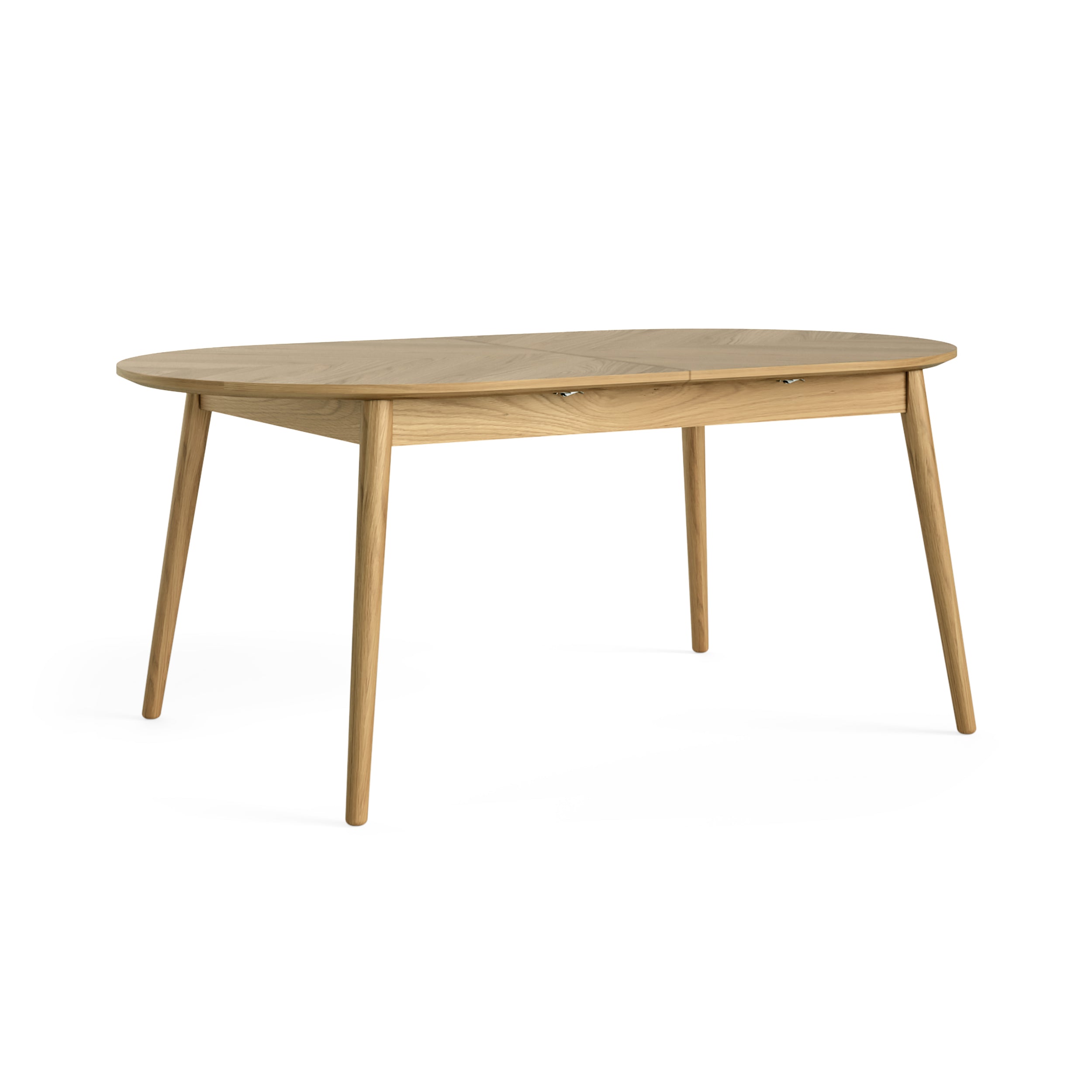 Florenza Oak Wood Oval Extending Dining Table 180/230cm
