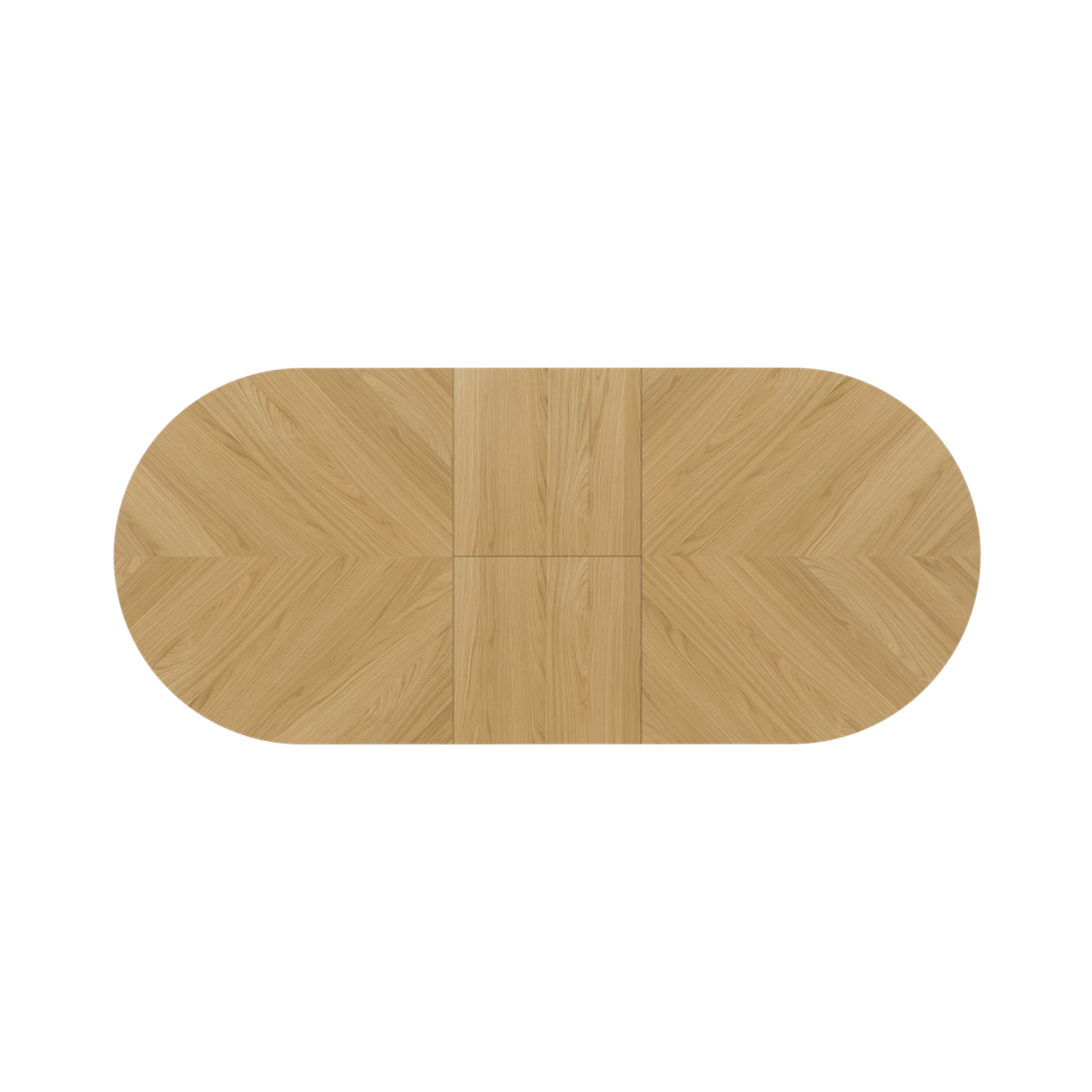 Florenza Oak Wood Oval Extending Dining Table 180/230cm