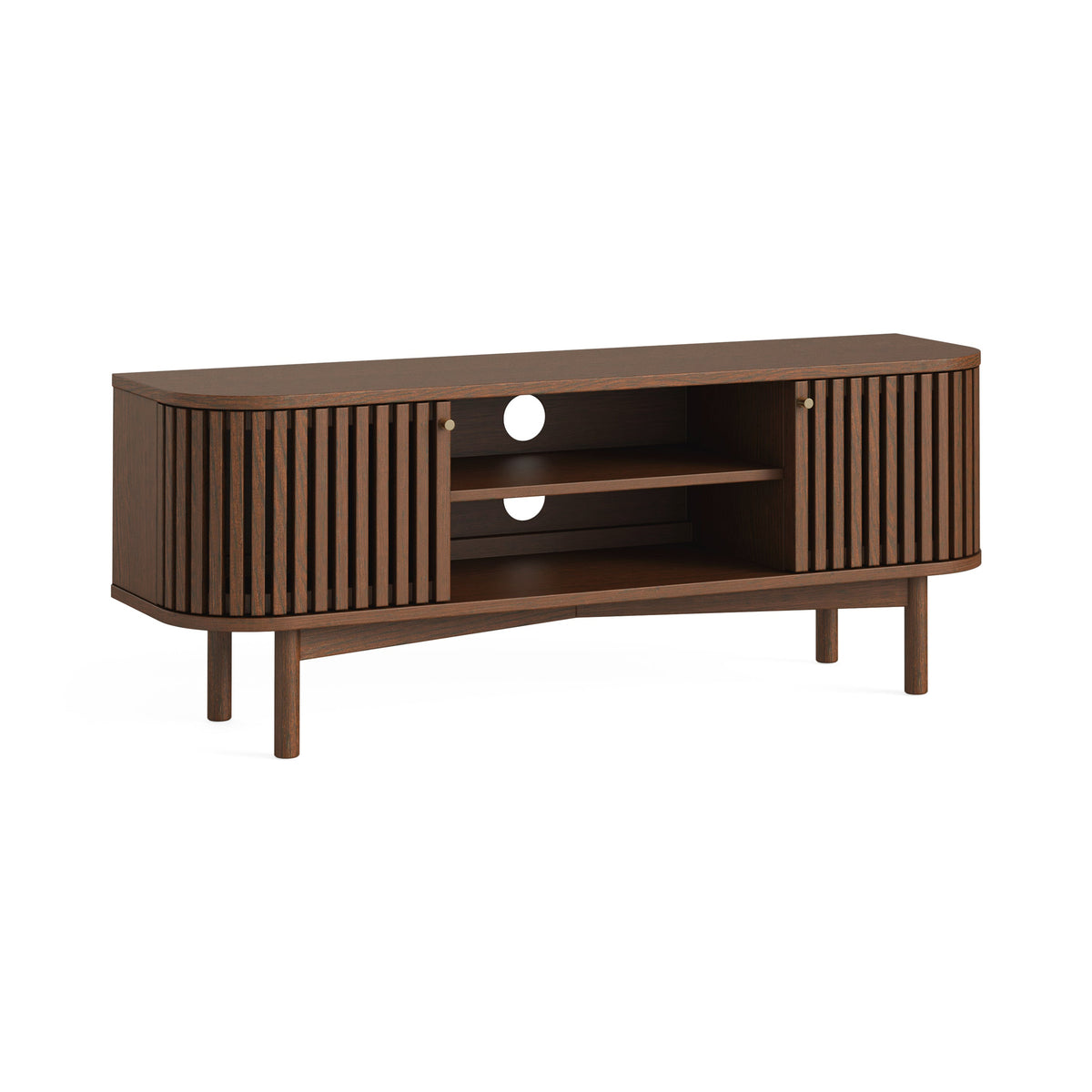Colton Brown Wood Small TV Unit