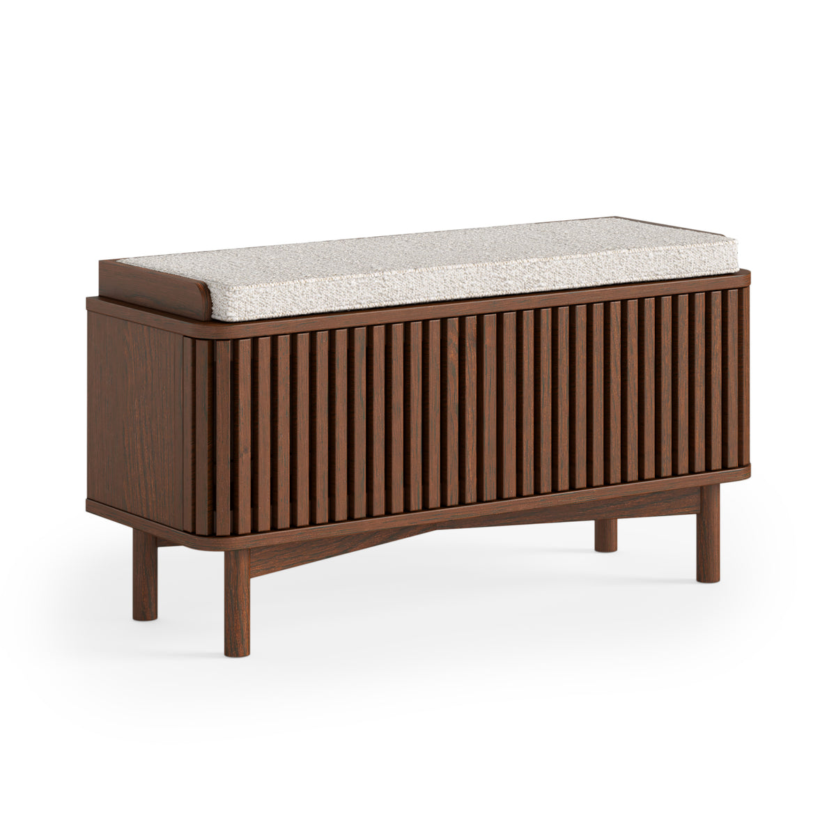 Colton Brown Wood Hallway Bench