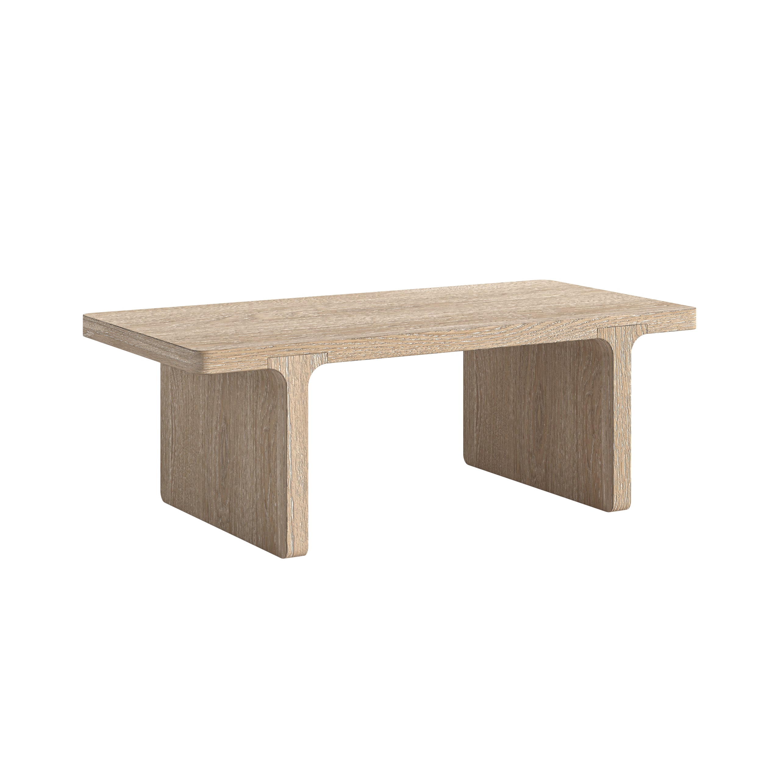 Brooklyn Oak Wood Rectangle Coffee Table