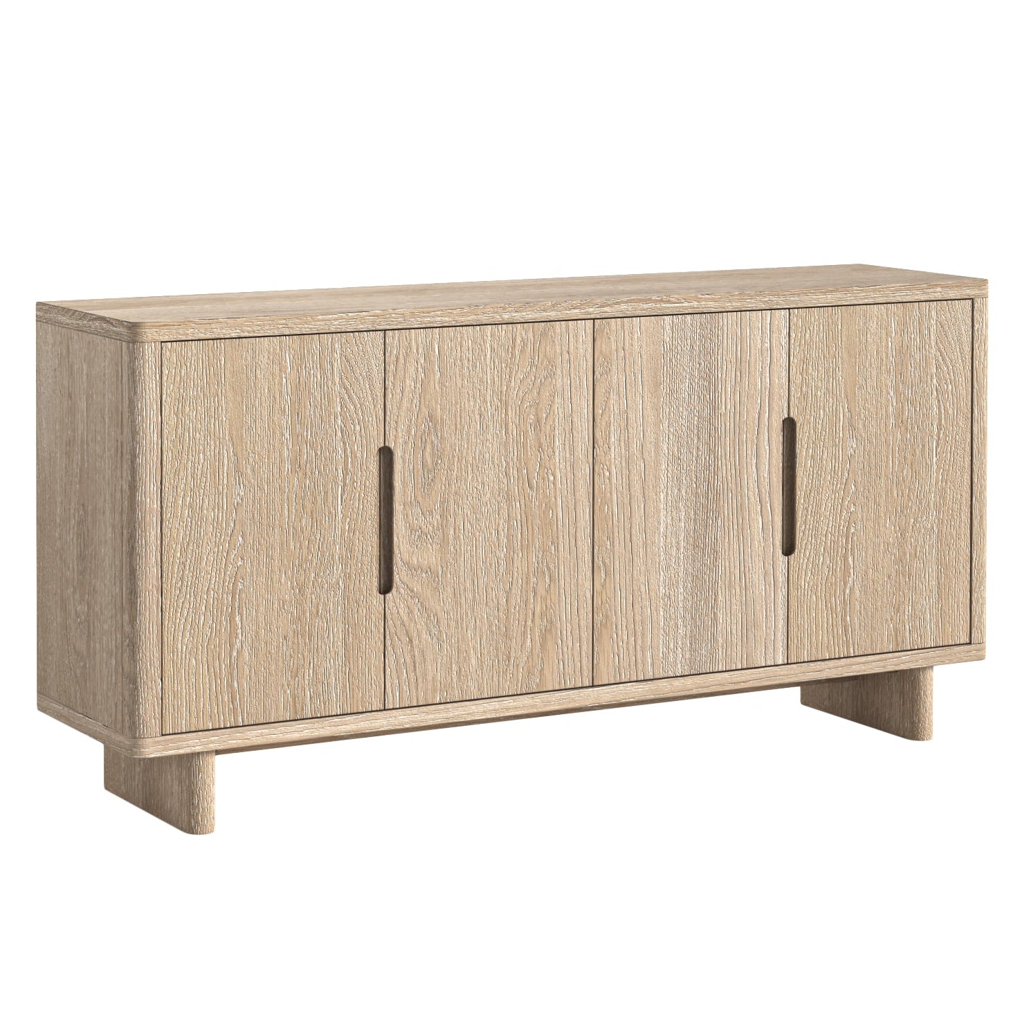 Brooklyn Oak Wood Sideboard - Large