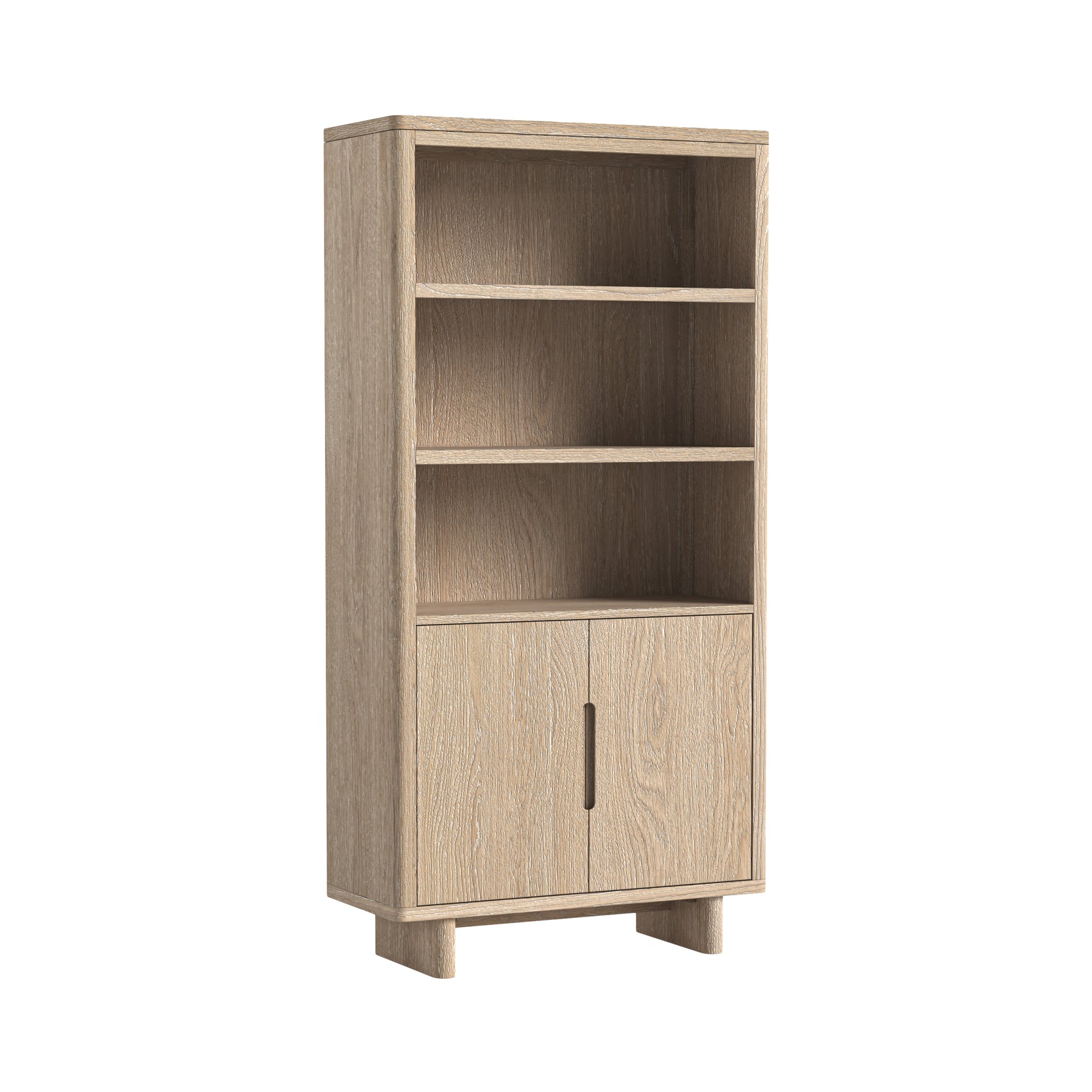 Brooklyn Oak Wood Display Cabinet