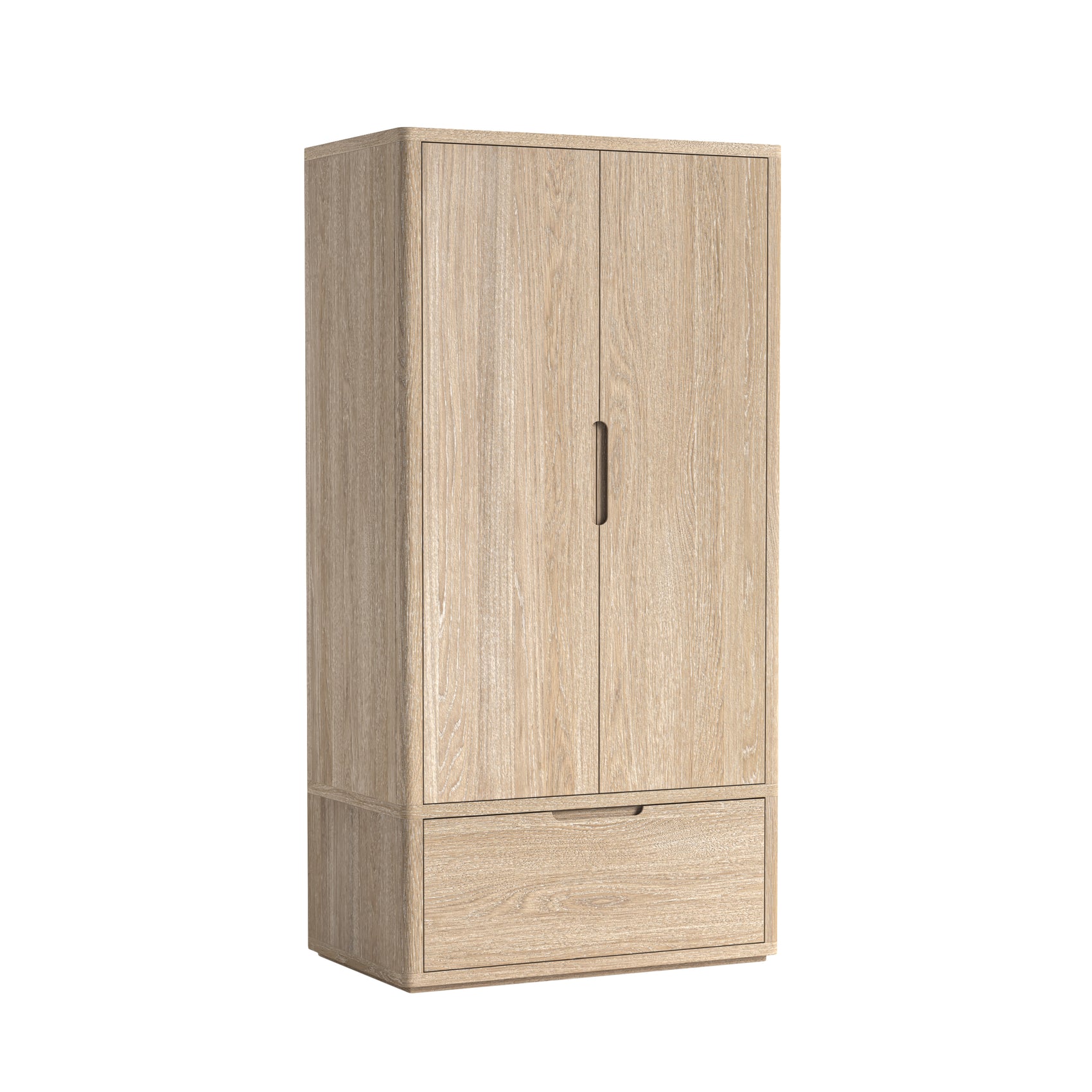 Brooklyn Oak Wood Gents Wardrobe Top