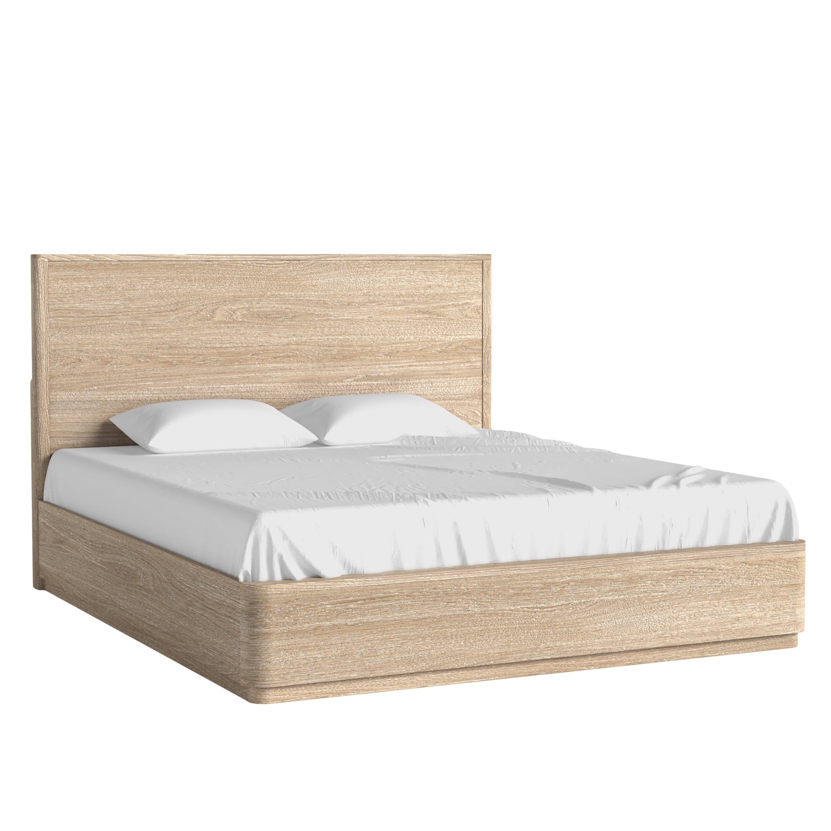 Brooklyn Oak Wood Super King Size Bed