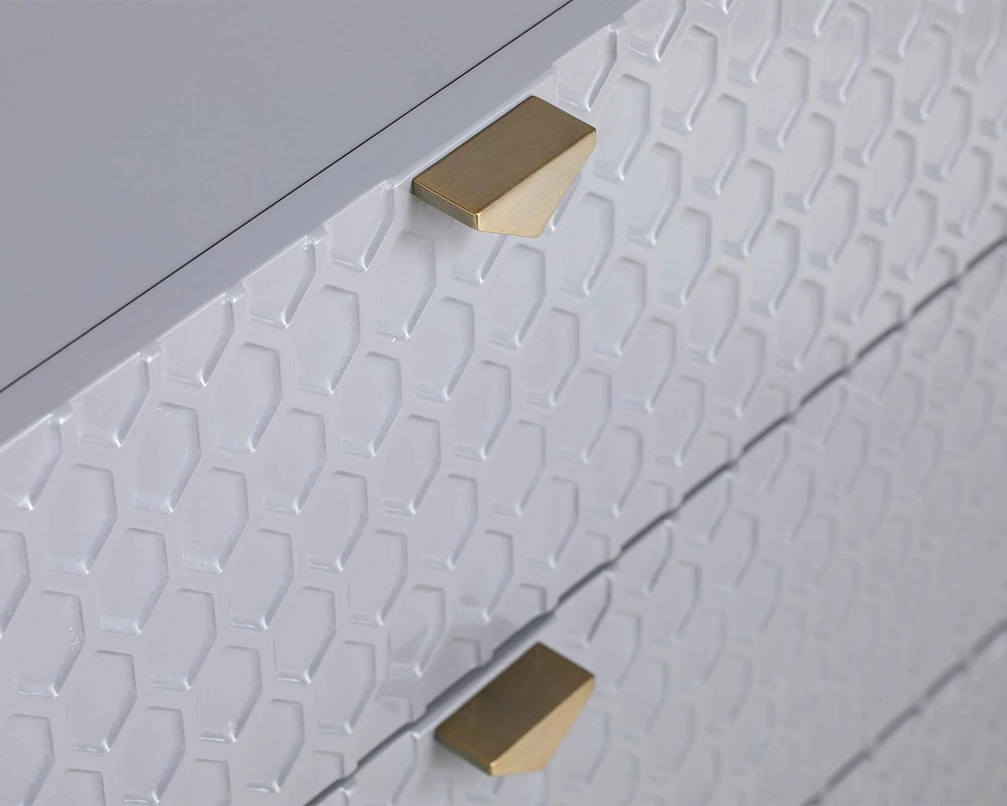 Bolero Grey High Gloss Chest of Drawers