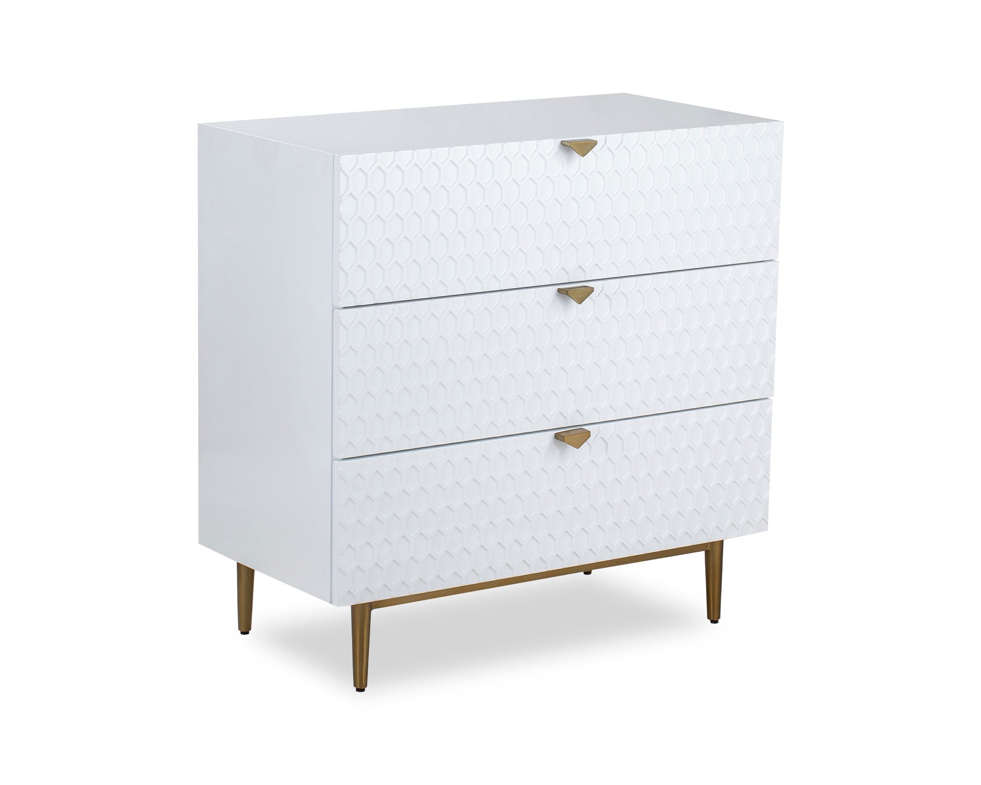 Bolero Chest Of Drawers - White High Gloss