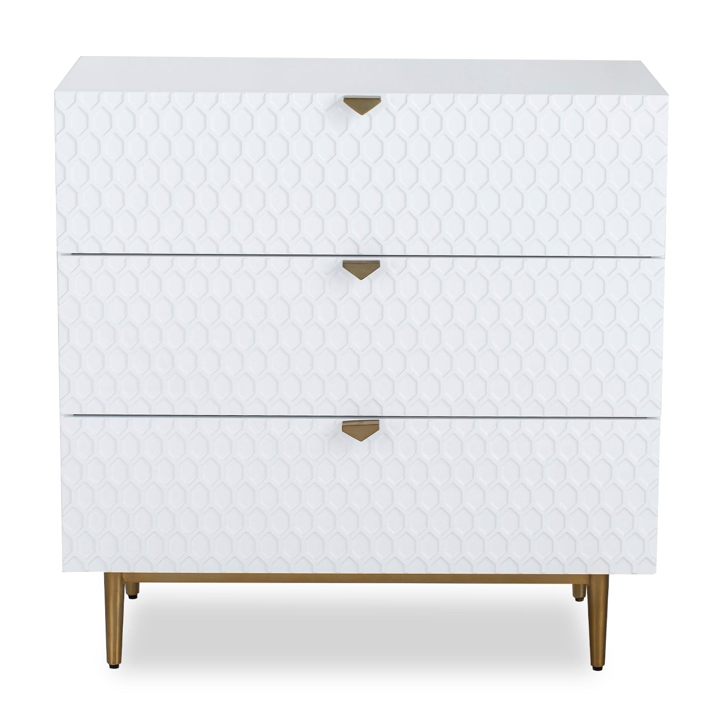 Bolero White High Gloss Chest of Drawers
