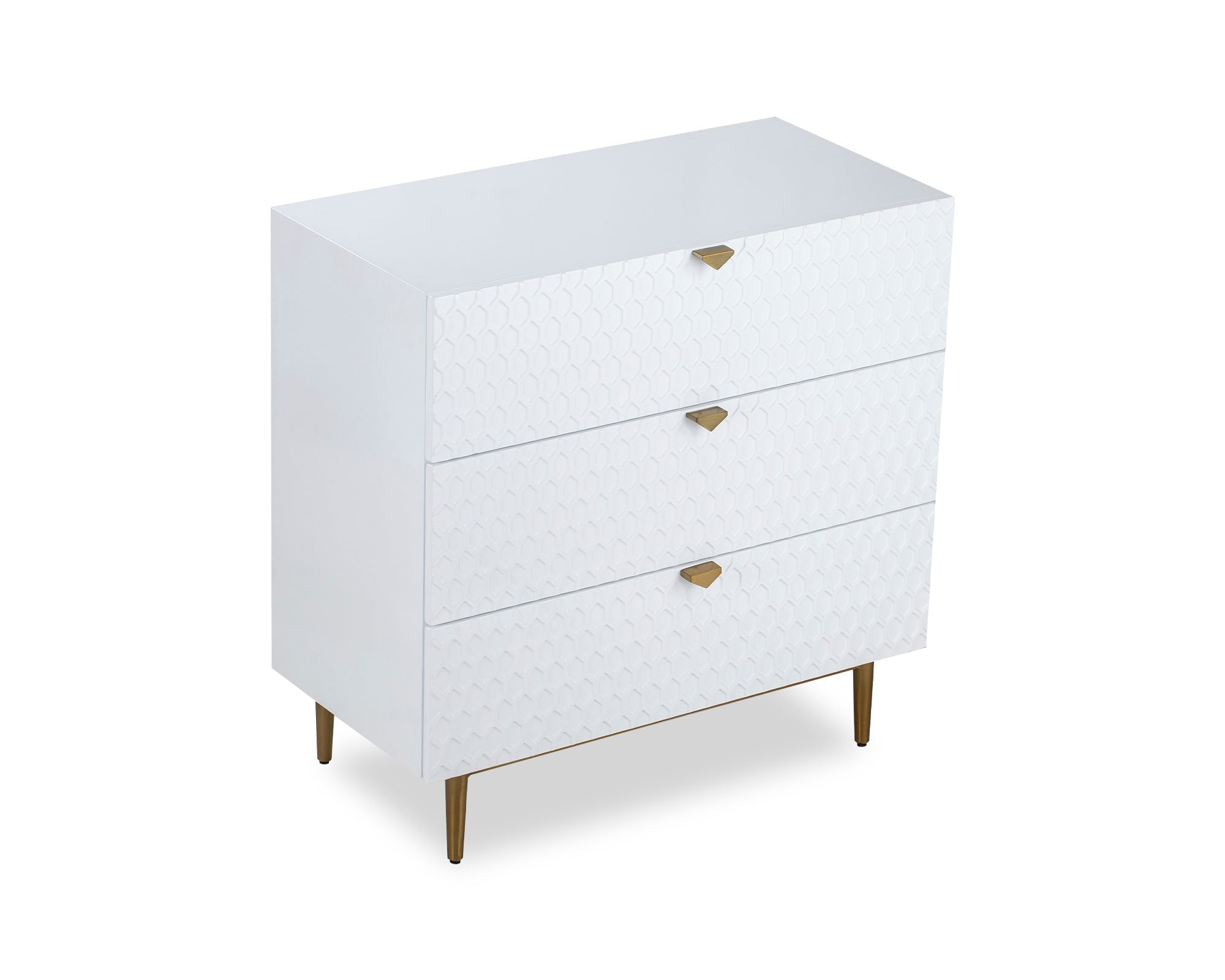 Bolero Chest Of Drawers - White High Gloss