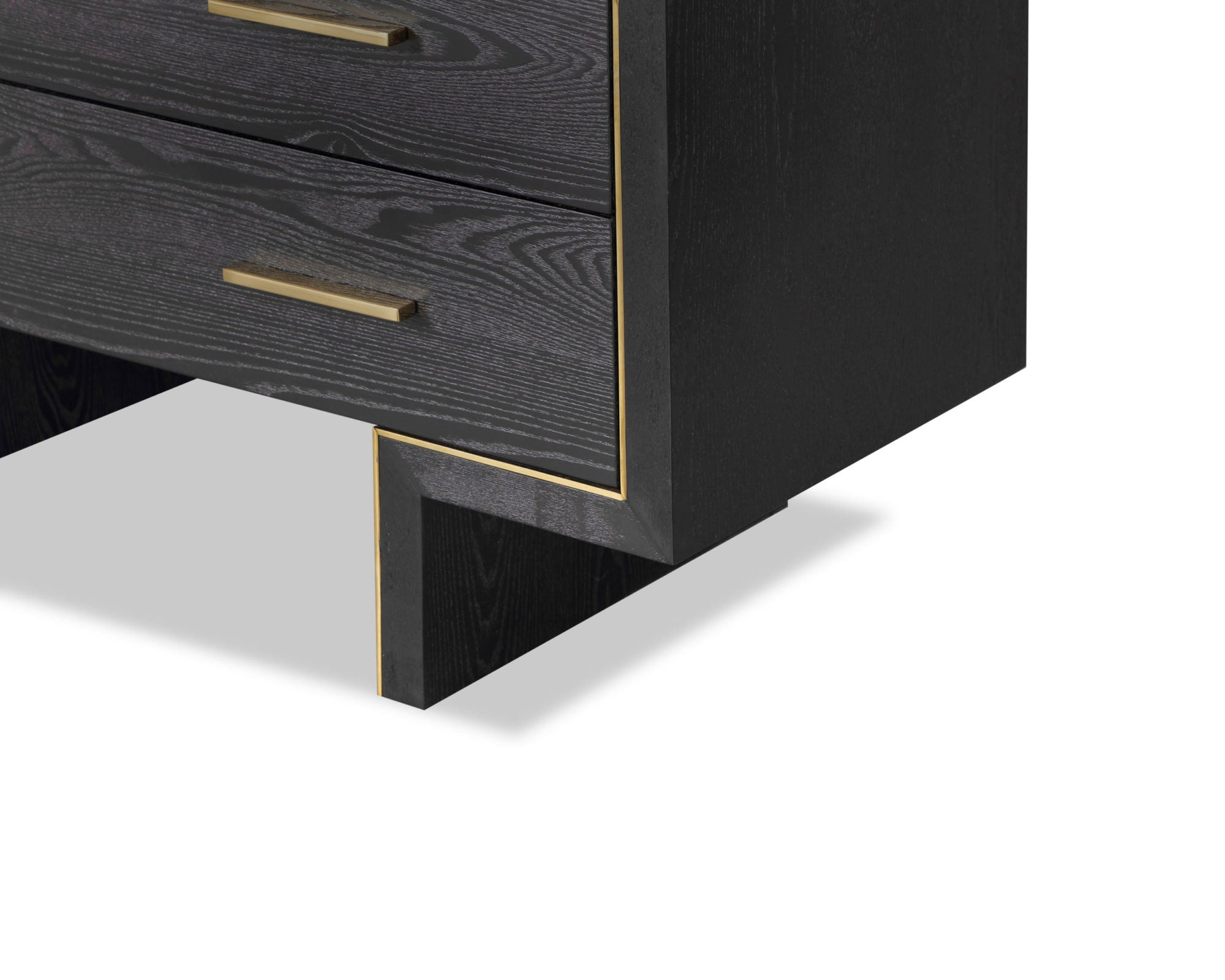 Tigur Chest Of Drawers - Black Ash Wood