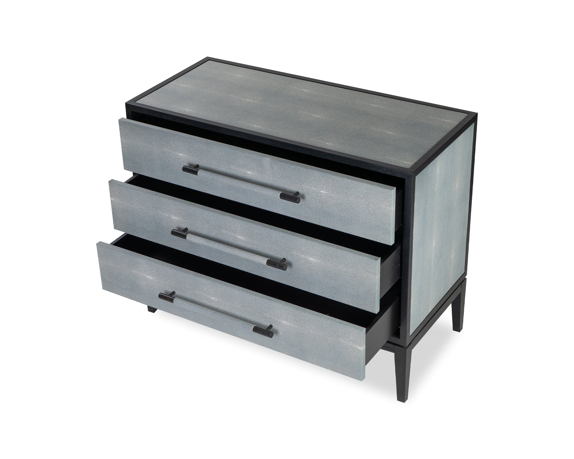 Bologna Chest of Drawers - Grey Faux Leather