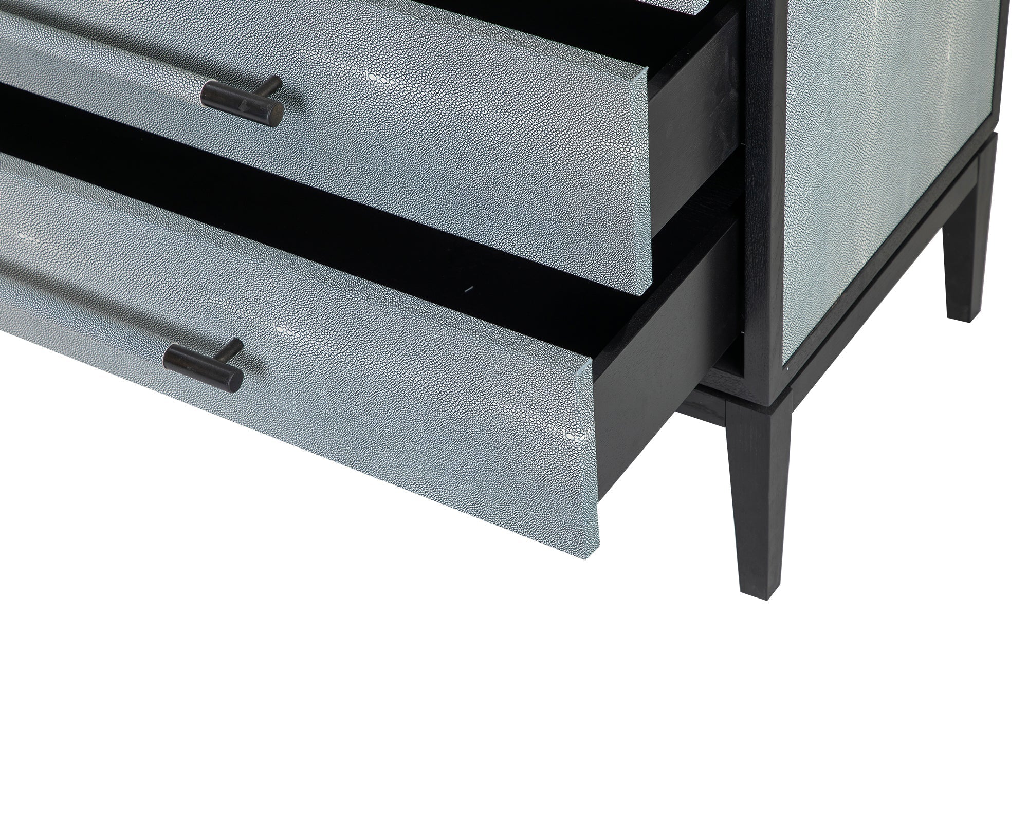 Bologna Chest of Drawers - Grey Faux Leather