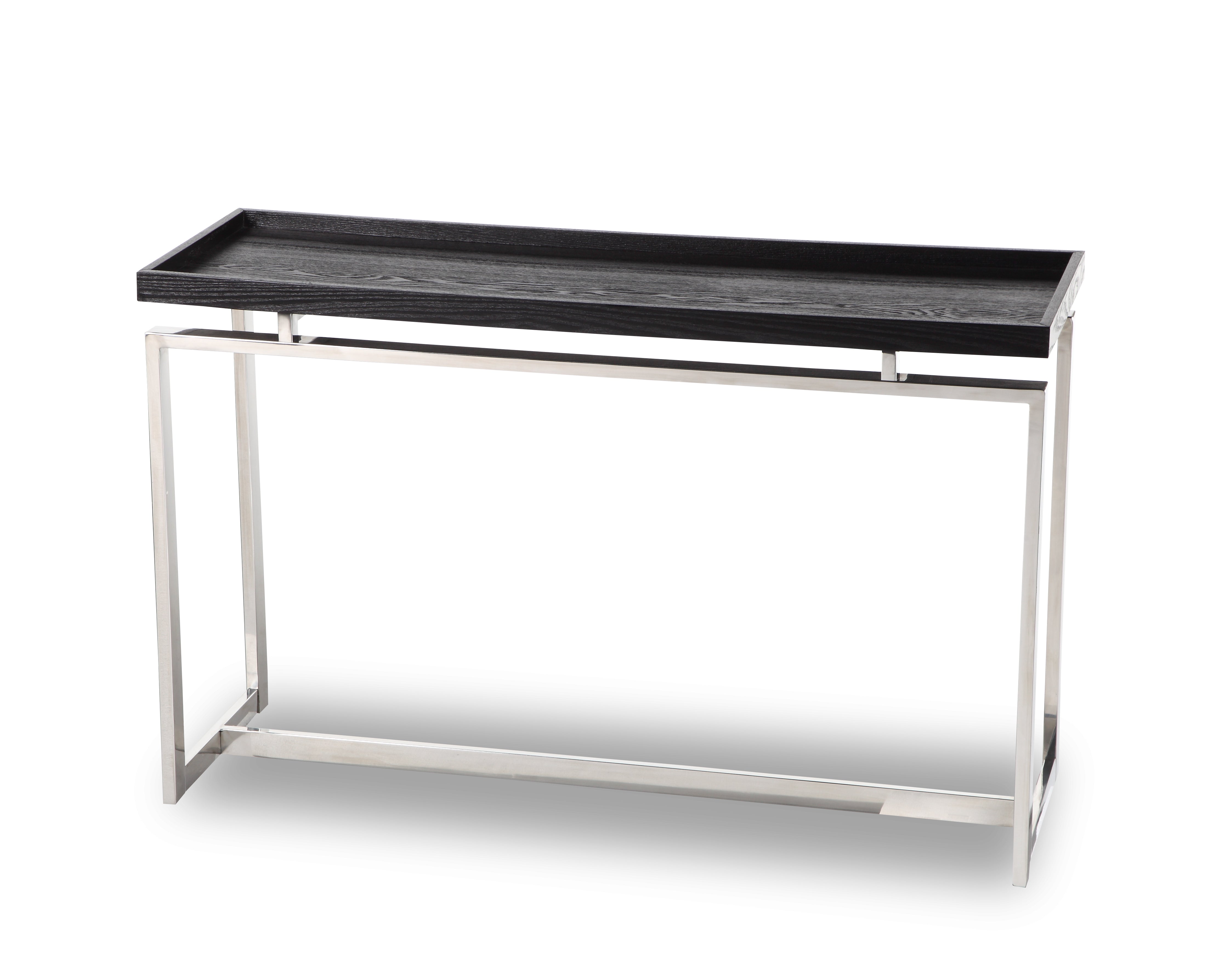 Malcom Console Table - Black Ash Wood
