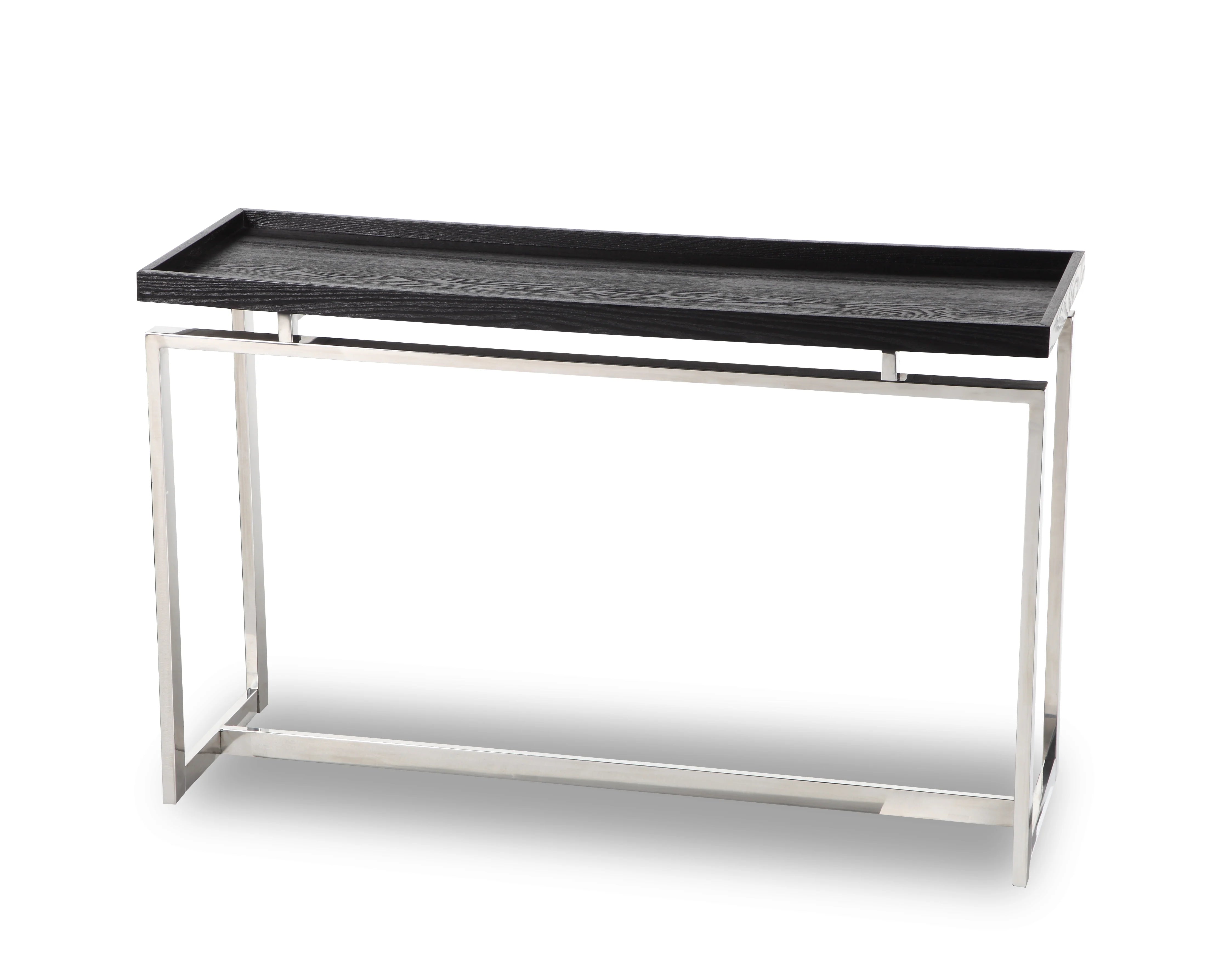 Malcom Black Wood Console Table