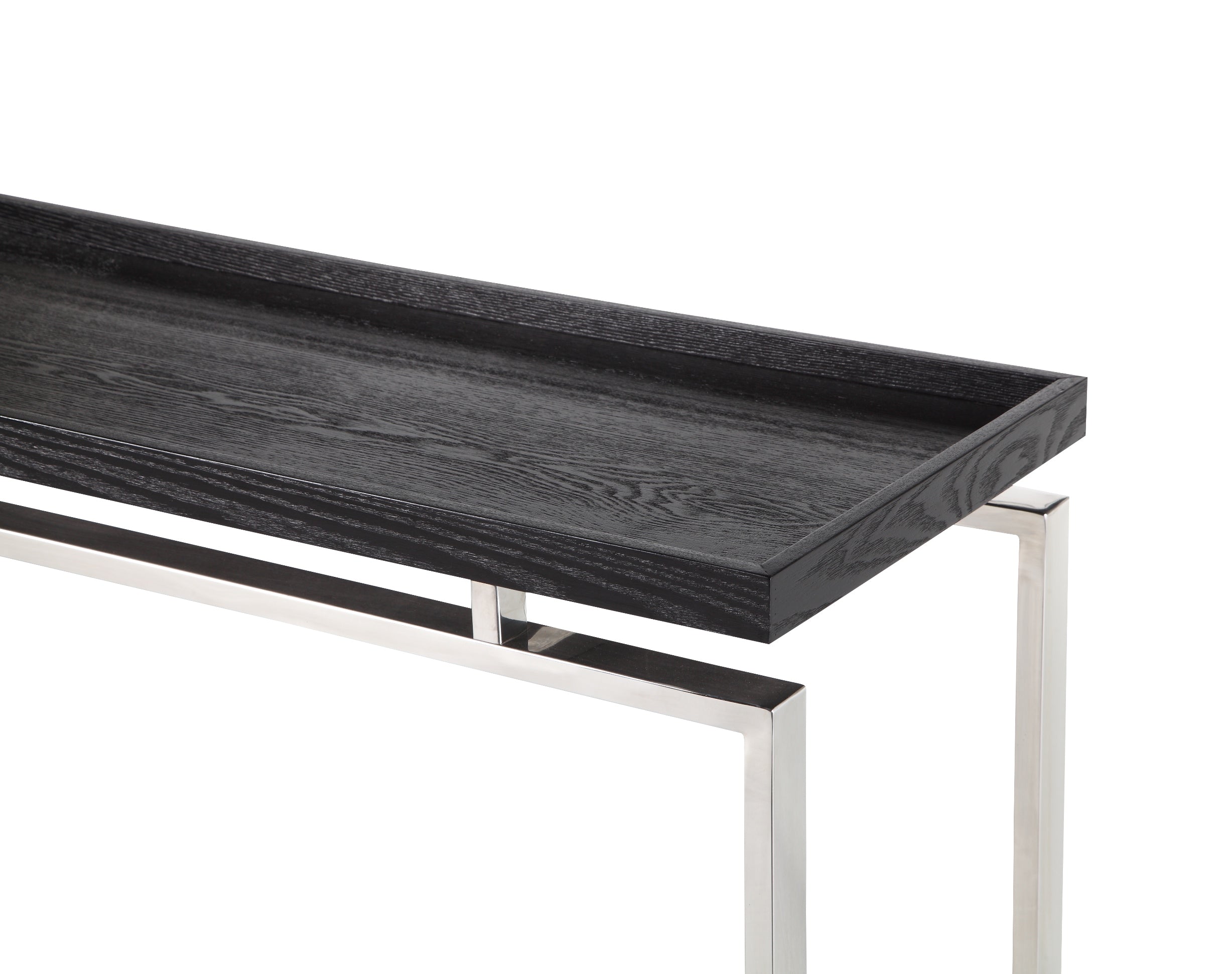 Malcom Console Table - Black Ash Wood