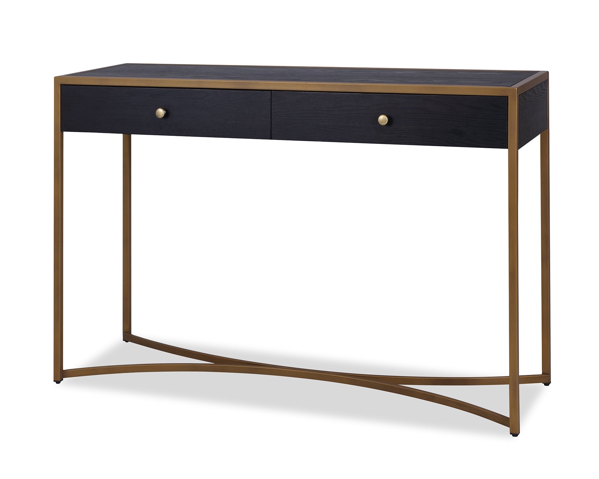 Rivoli Black Ash Wood Dressing Table